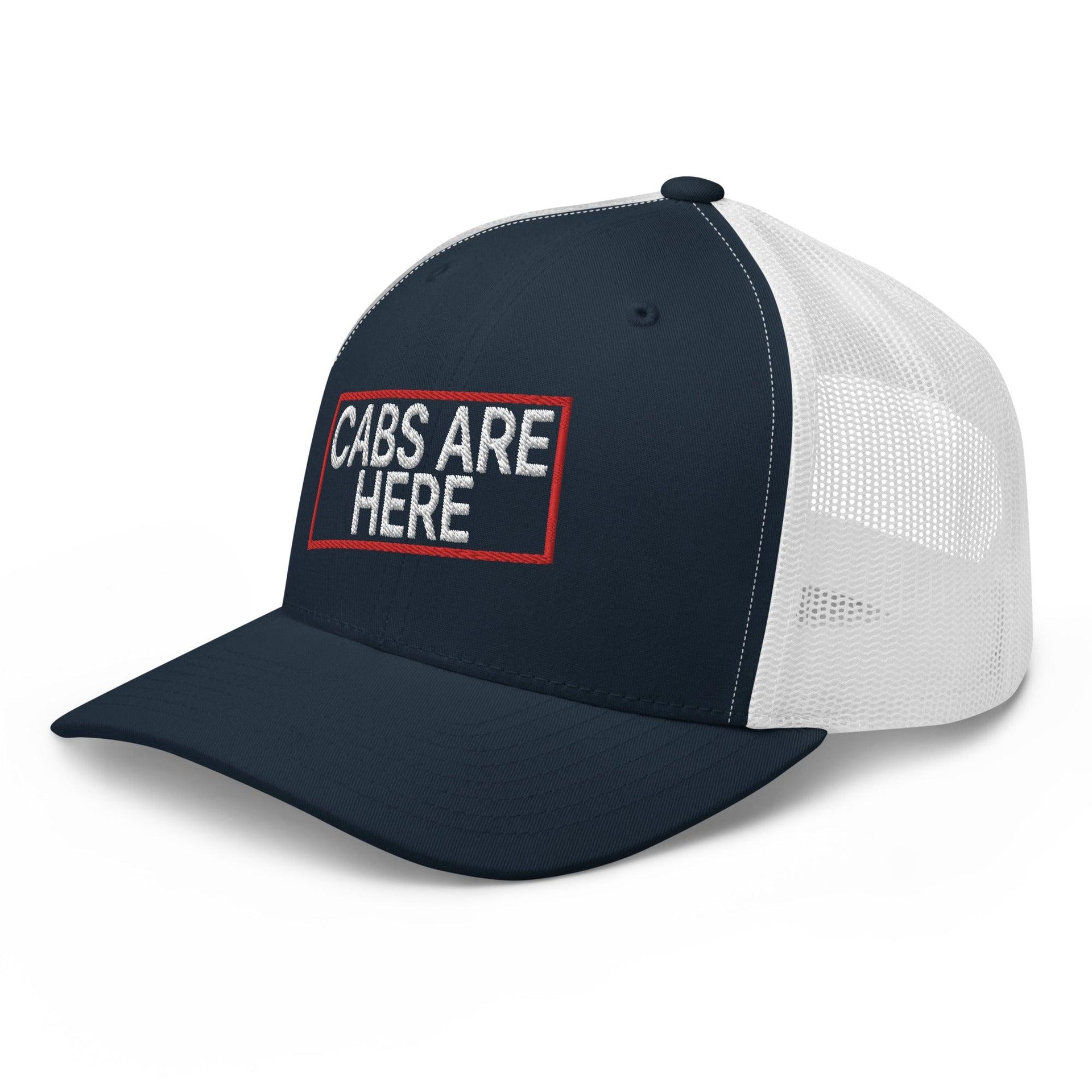 Cabs Are Here Retro Trucker Hat Capital Crowns Funny Snapback Hats Trucker Hats