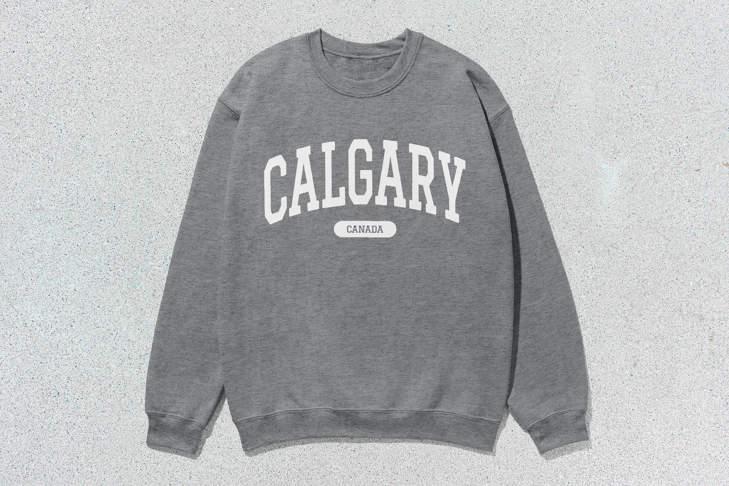 Calgary - Unisex Heavy Blend™ Crewneck Sweatshirt athletic heather Alberta Canada Cities crewnecks hoodies sweaters