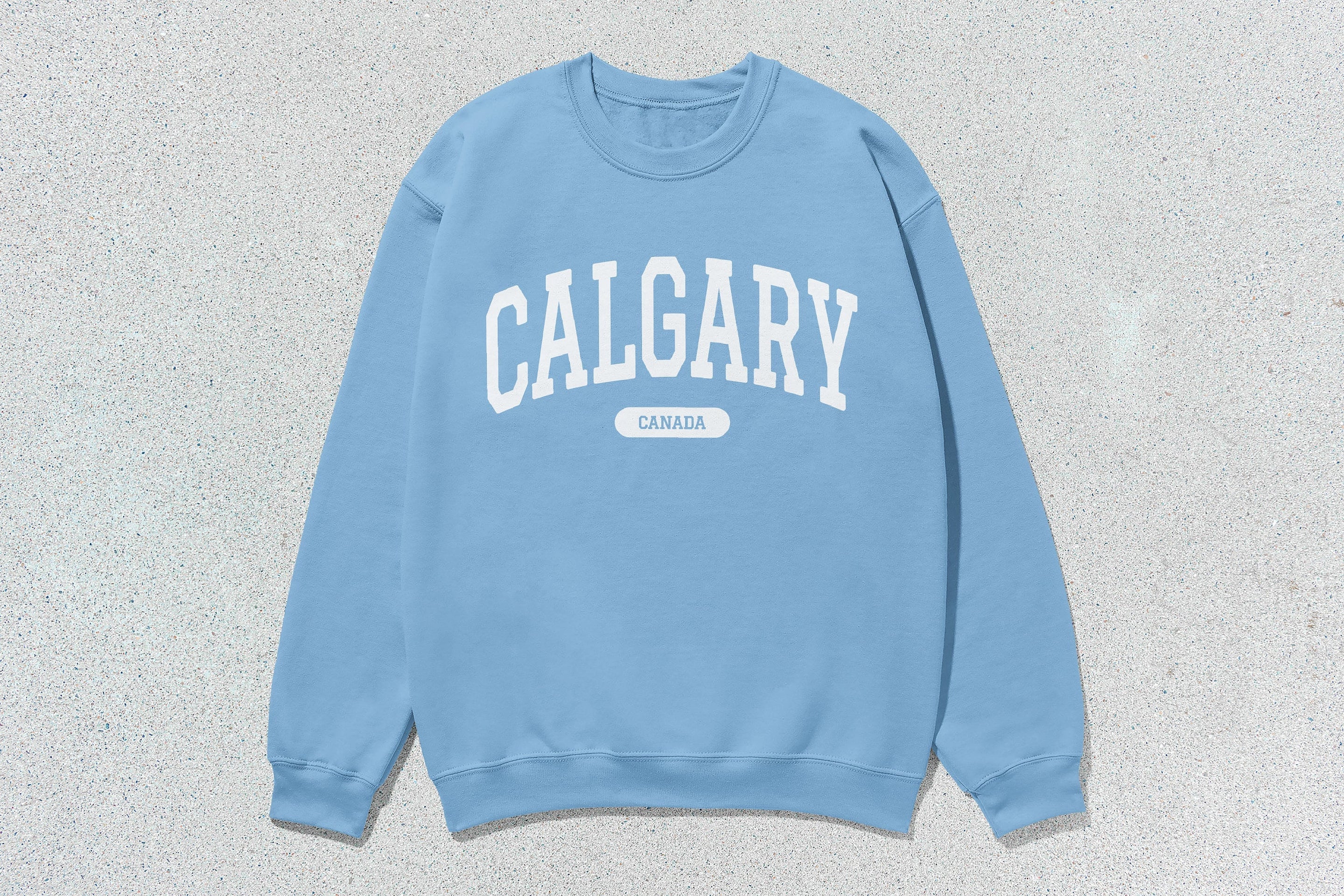Calgary - Unisex Heavy Blend™ Crewneck Sweatshirt Blue Alberta Canada Cities crewnecks hoodies sweaters