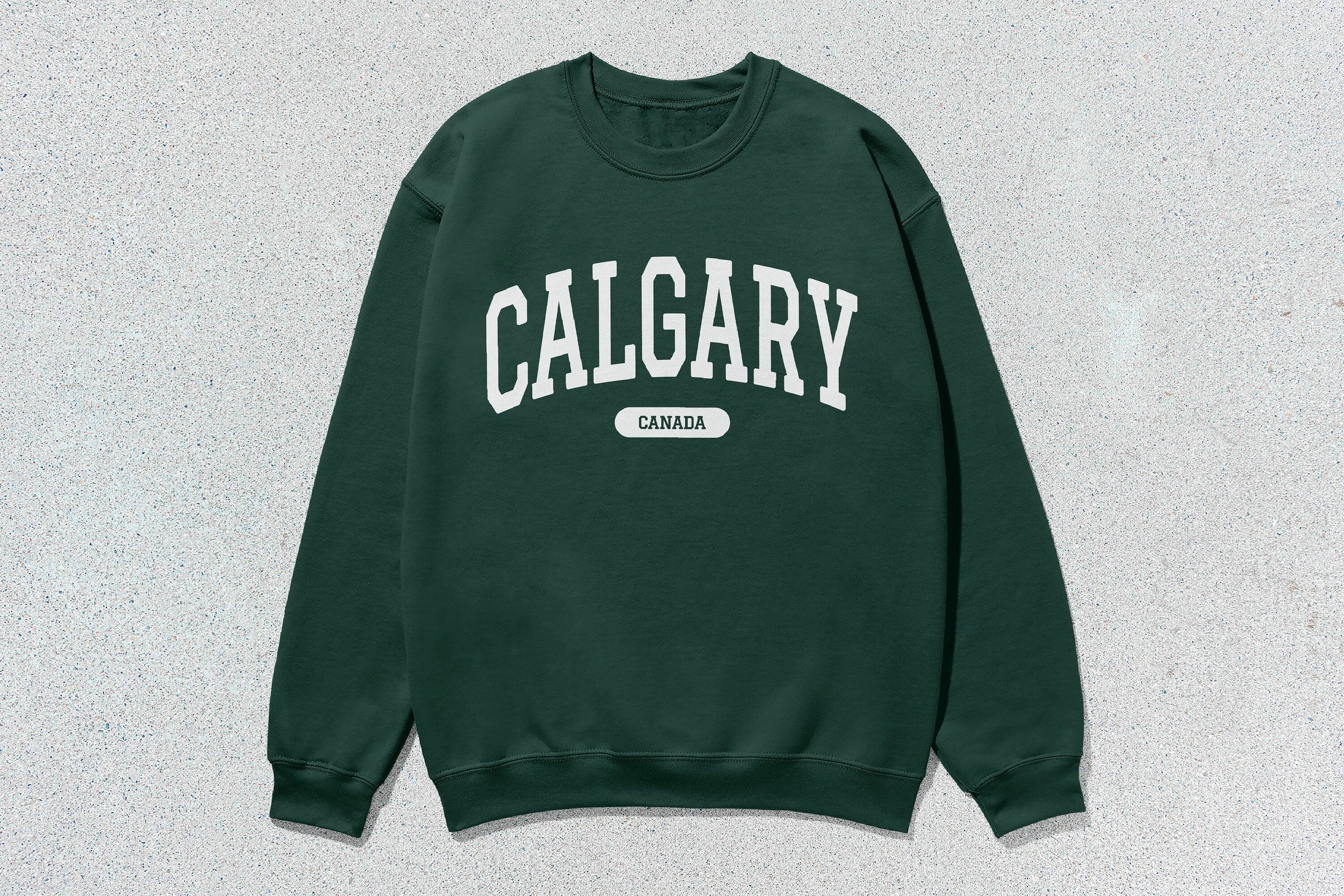Calgary - Unisex Heavy Blend™ Crewneck Sweatshirt Green Alberta Canada Cities crewnecks hoodies sweaters