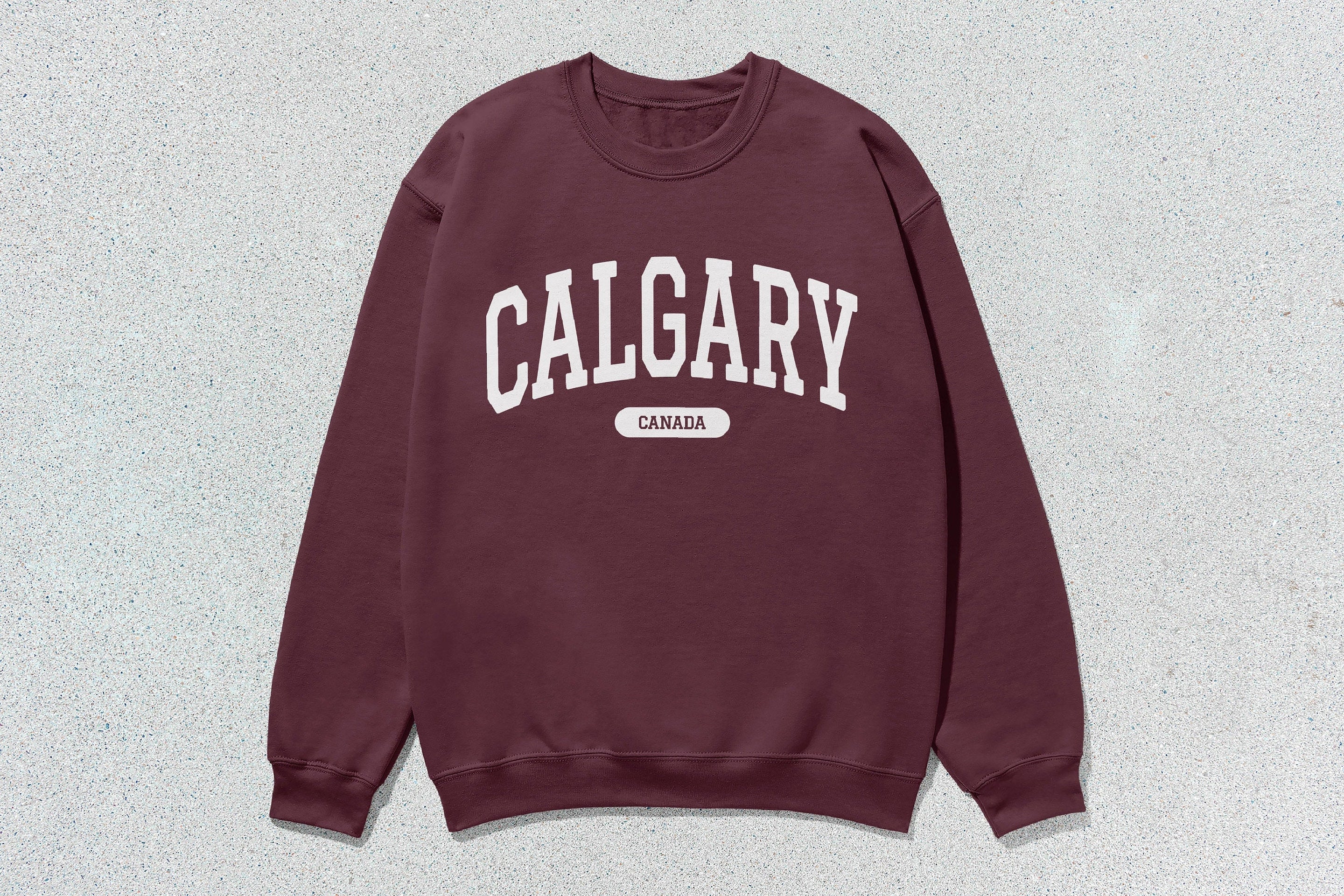 Calgary - Unisex Heavy Blend™ Crewneck Sweatshirt Maroon Alberta Canada Cities crewnecks hoodies sweaters