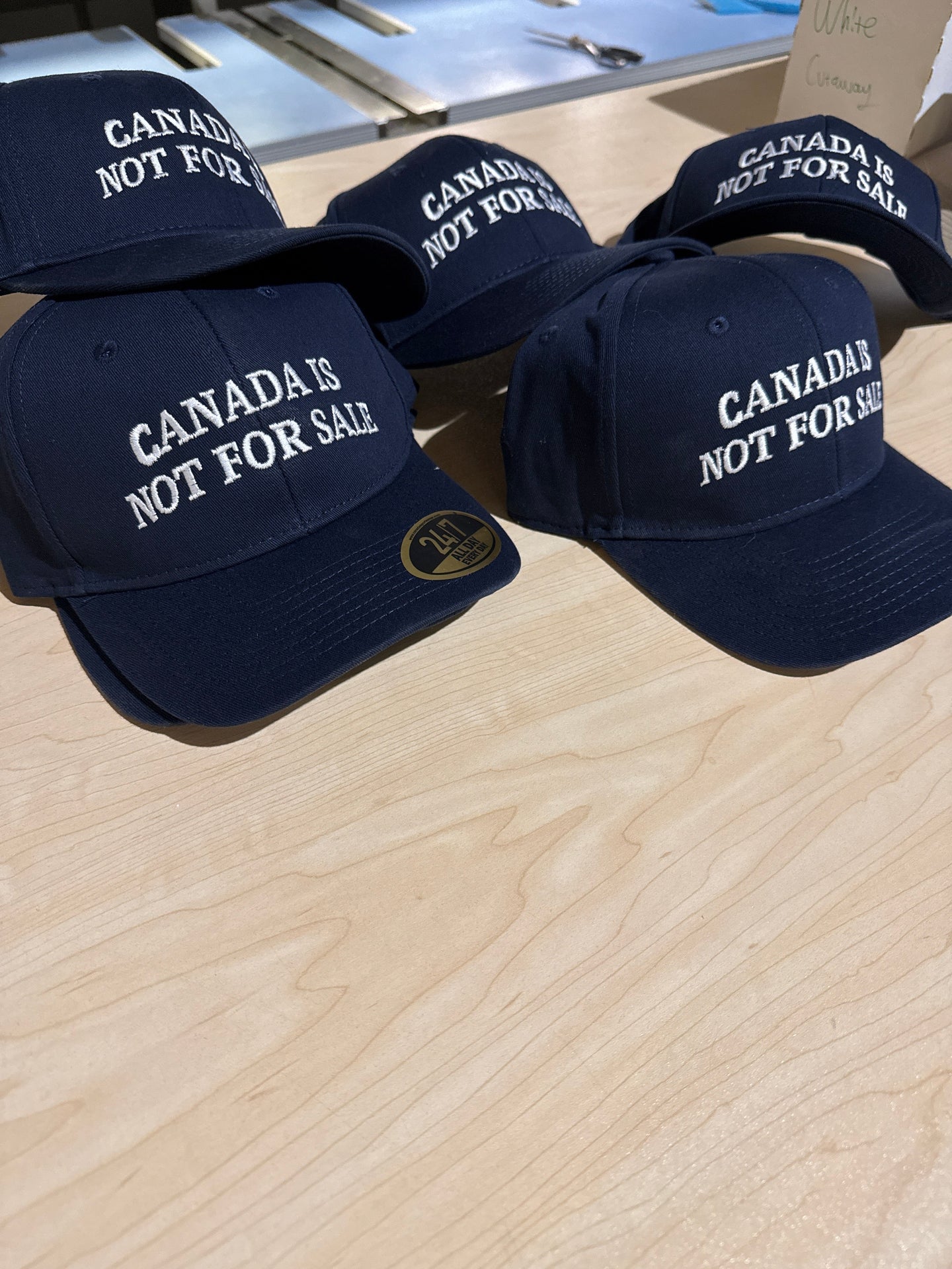 Canada is Not For Sale Hat - Stand Out with a Statement of Pride Canada is Not For Sale Hat Canada Pride Hat Statement Hat