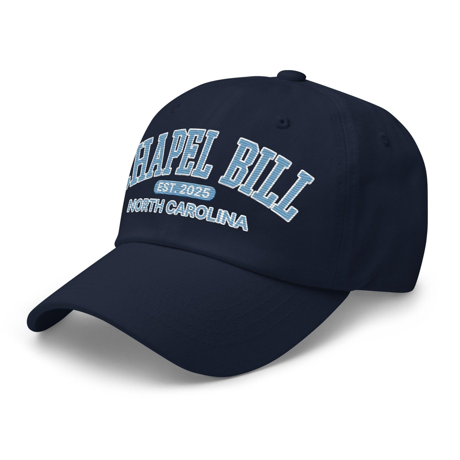 Chapel Bill 2025 Coach Belichick UNC Embroidered Dad Hat Capital Crowns College Dad Hats