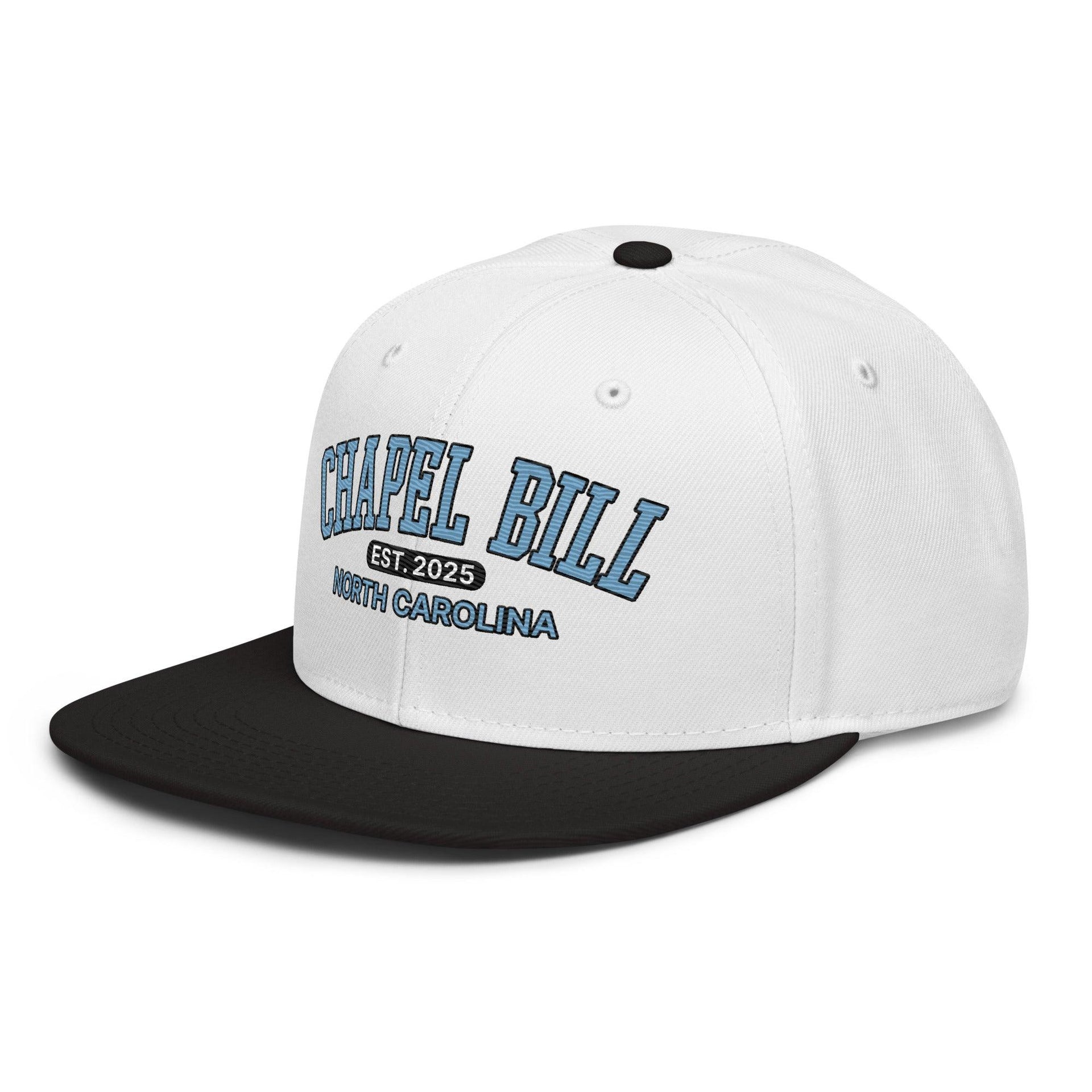 Chapel Bill Belichick Coach UNC Flat Bill Brim Snapback Hat Capital Crowns College Snapback Hats