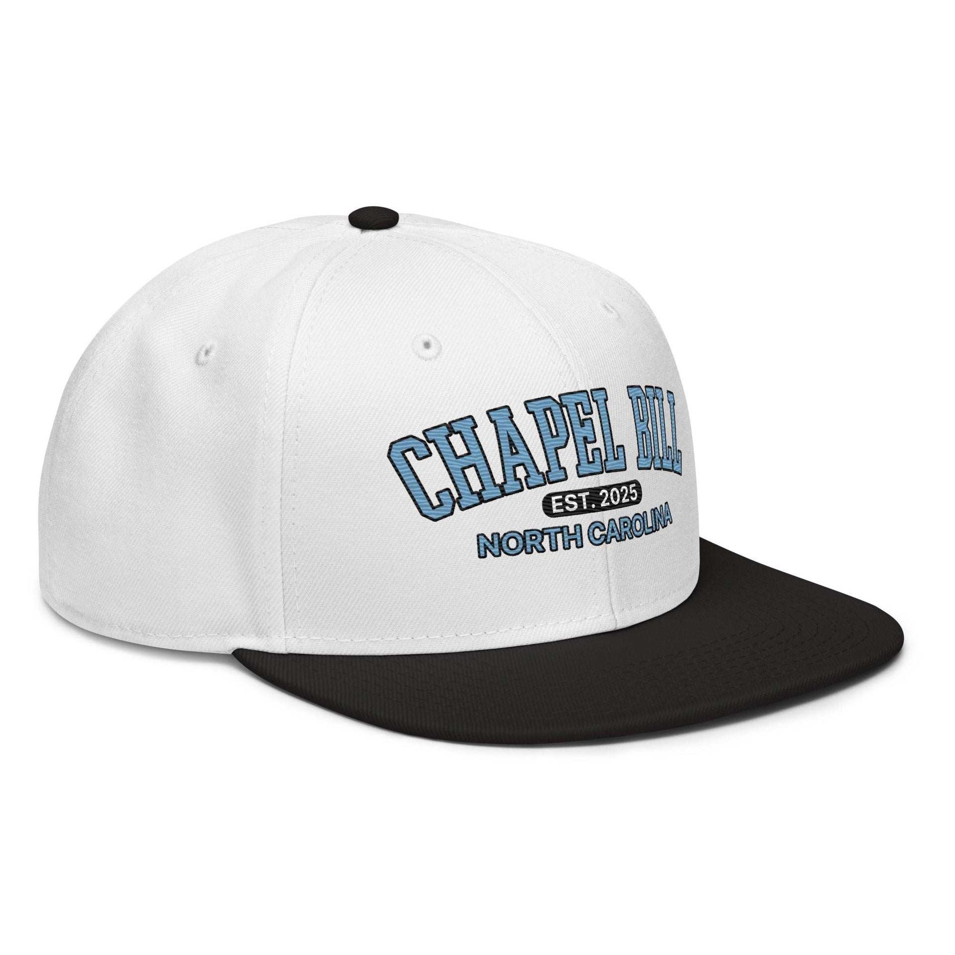 Chapel Bill Belichick Coach UNC Flat Bill Brim Snapback Hat Capital Crowns College Snapback Hats