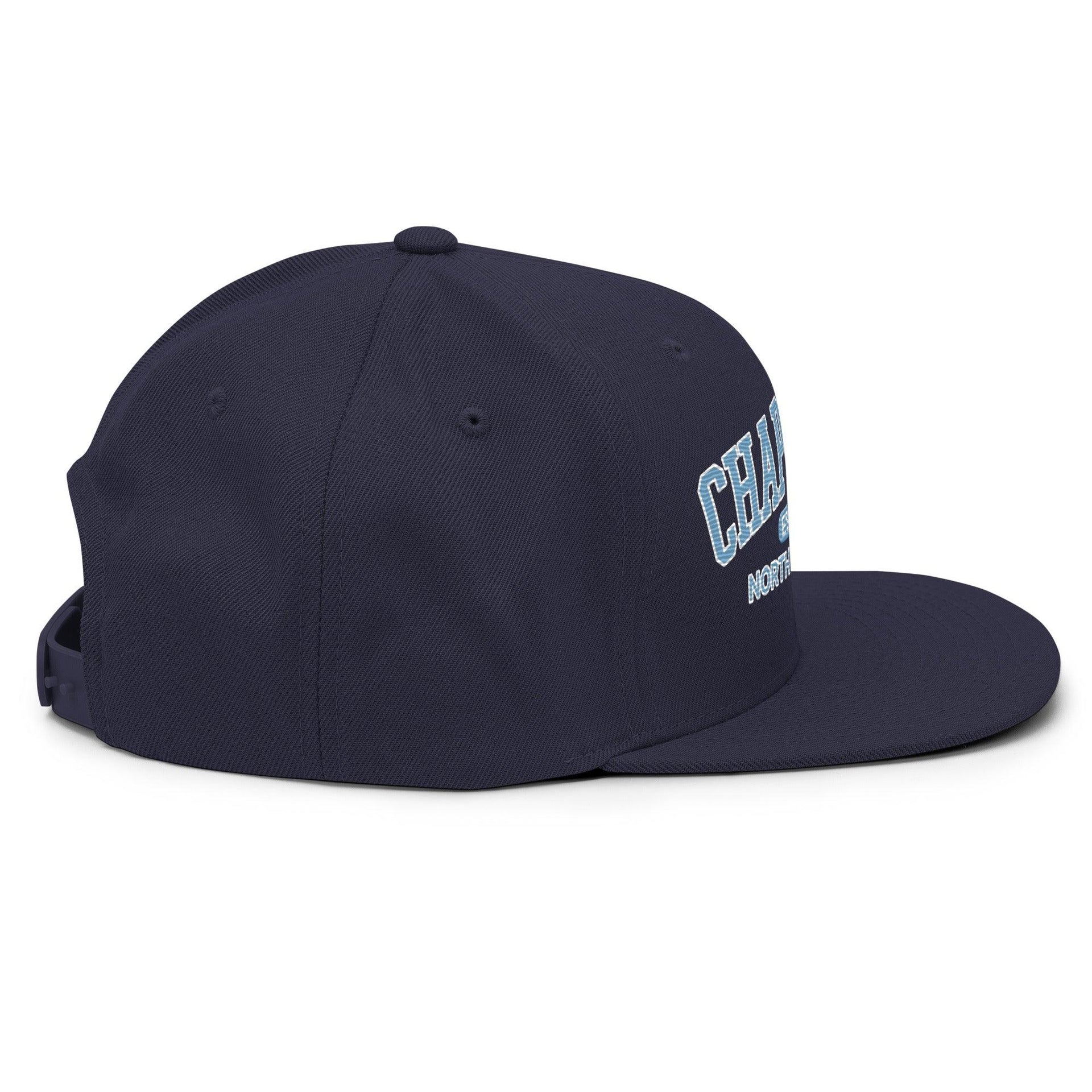 Chapel Bill Belichick UNC Coach Flat Bill Brim Snapback Hat Capital Crowns College Snapback Hats