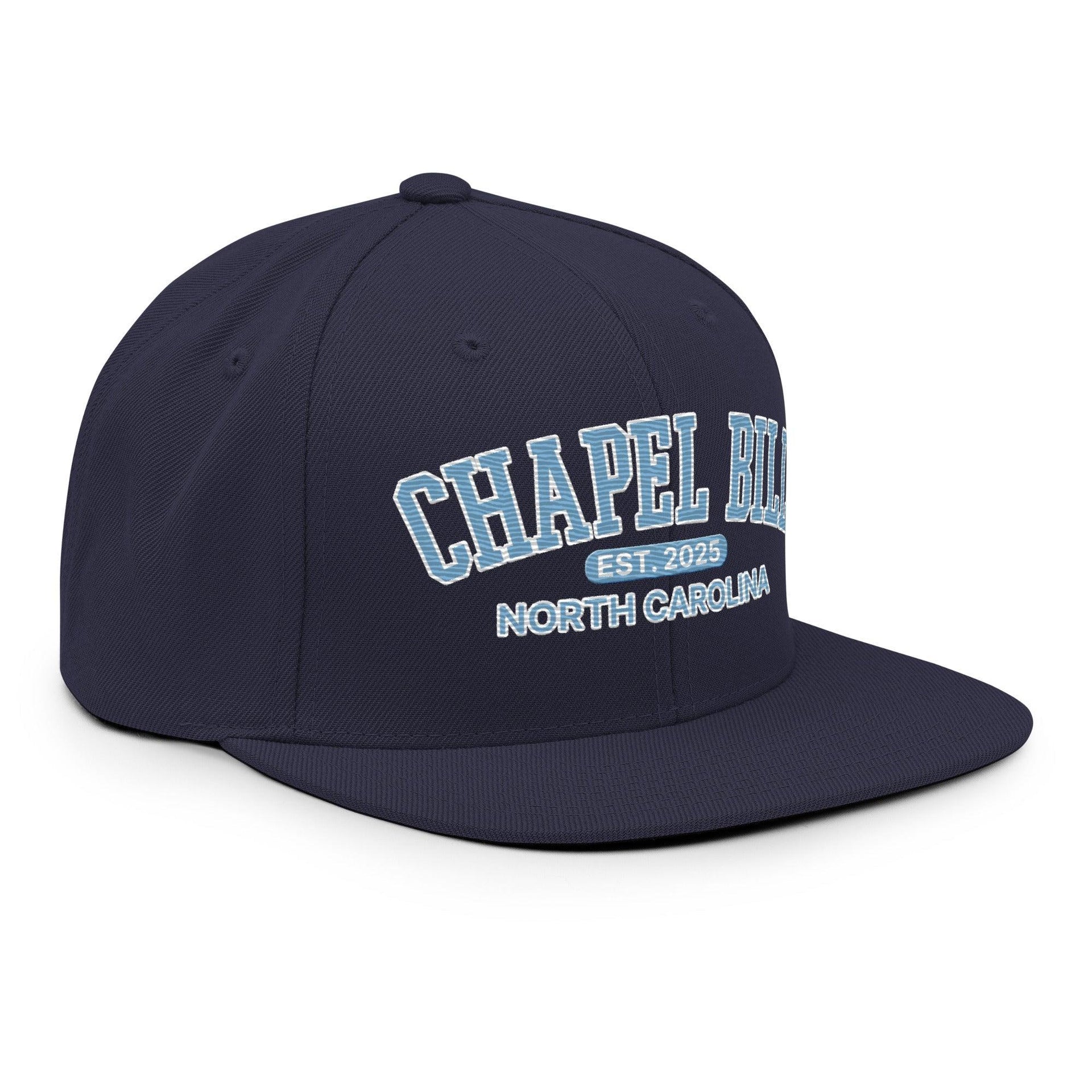 Chapel Bill Belichick UNC Coach Flat Bill Brim Snapback Hat Capital Crowns College Snapback Hats
