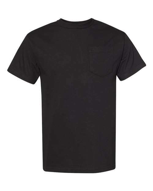 Classic Pocket T-Shirt Black ALSTYLE OOS T-Shirts - Premium