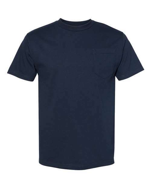 Classic Pocket T-Shirt Navy XL ALSTYLE OOS T-Shirts - Premium