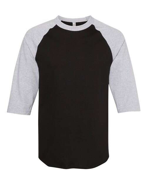 Classic Raglan Three-Quarter Sleeve T-Shirt - Timeless Style and Comfort classic raglan t-shirt comfortable casual wear three-quarter sleeve shirt timeless style tee