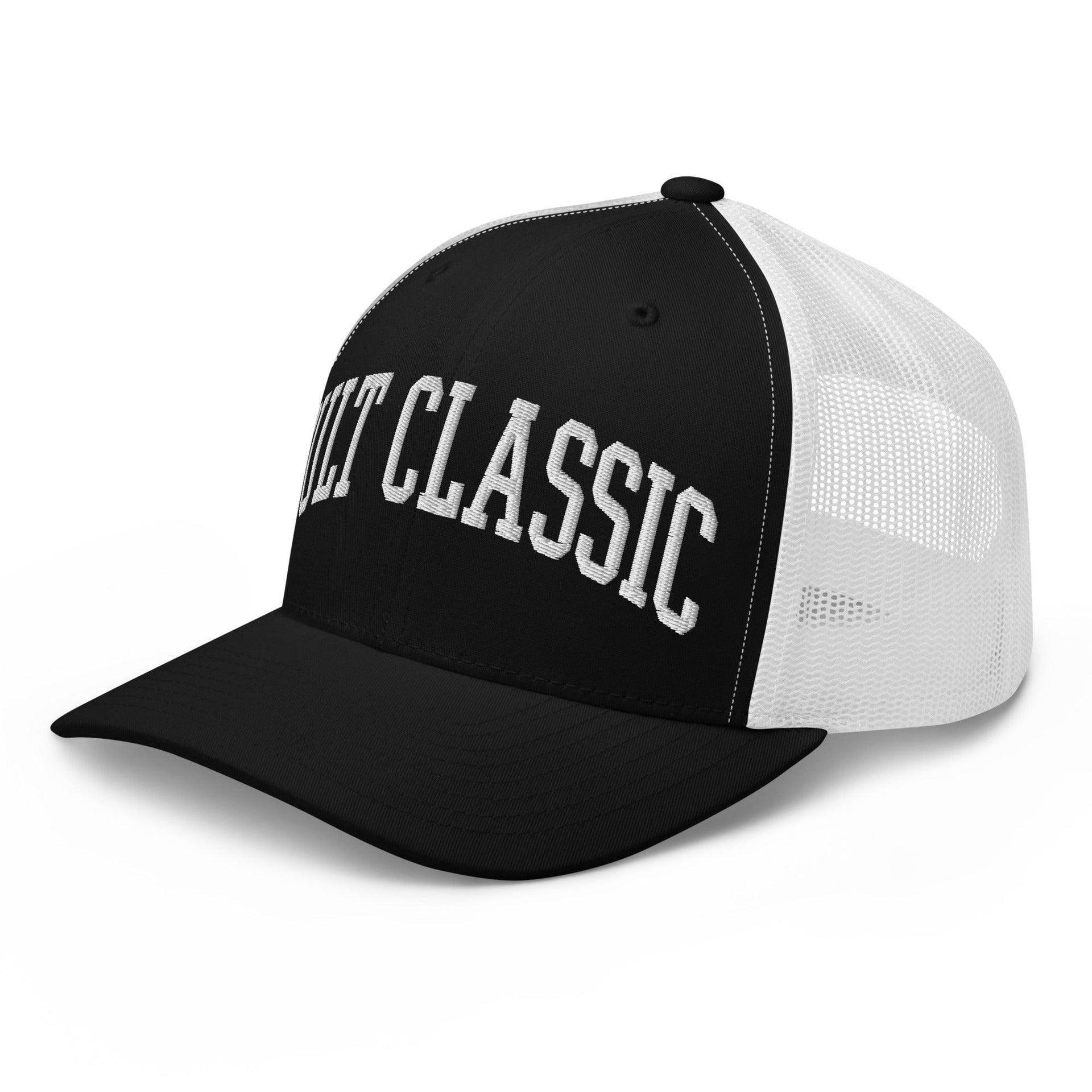 Cult Classic Embroidered Mesh Trucker Hat Capital Crowns Funny Trucker Hats