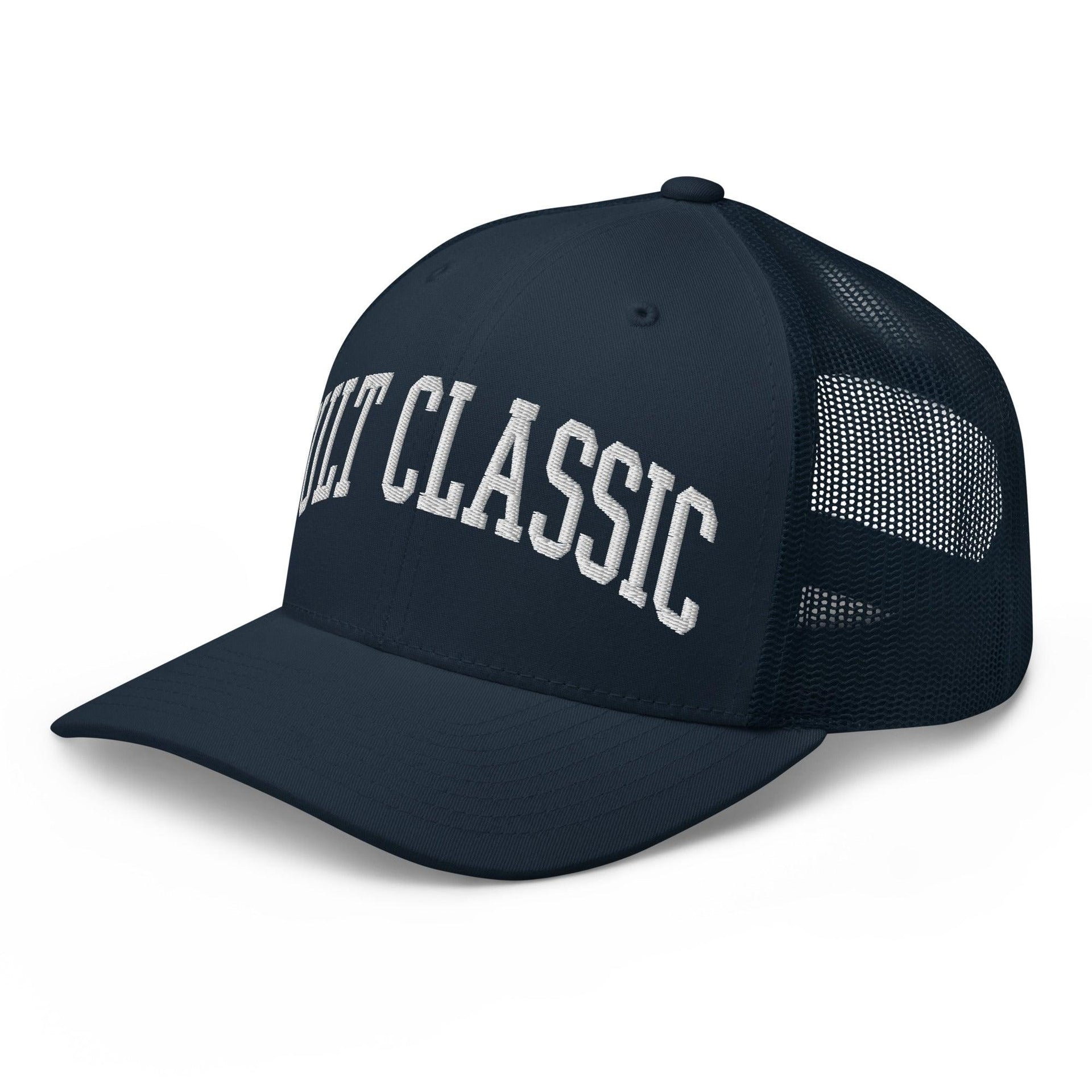 Cult Classic Embroidered Mesh Trucker Hat Capital Crowns Funny Trucker Hats