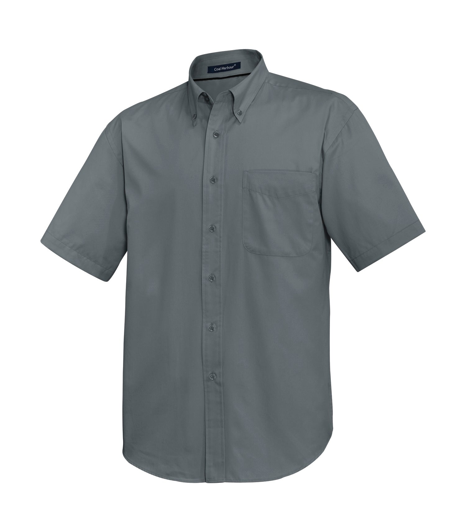 CoalHarbour - DISCONTINUED COAL HARBOUR® EASY CARE BLEND SHORT SLEEVE WOVEN SHIRT. - D510 Coal Grey XS CoalHarbour D510