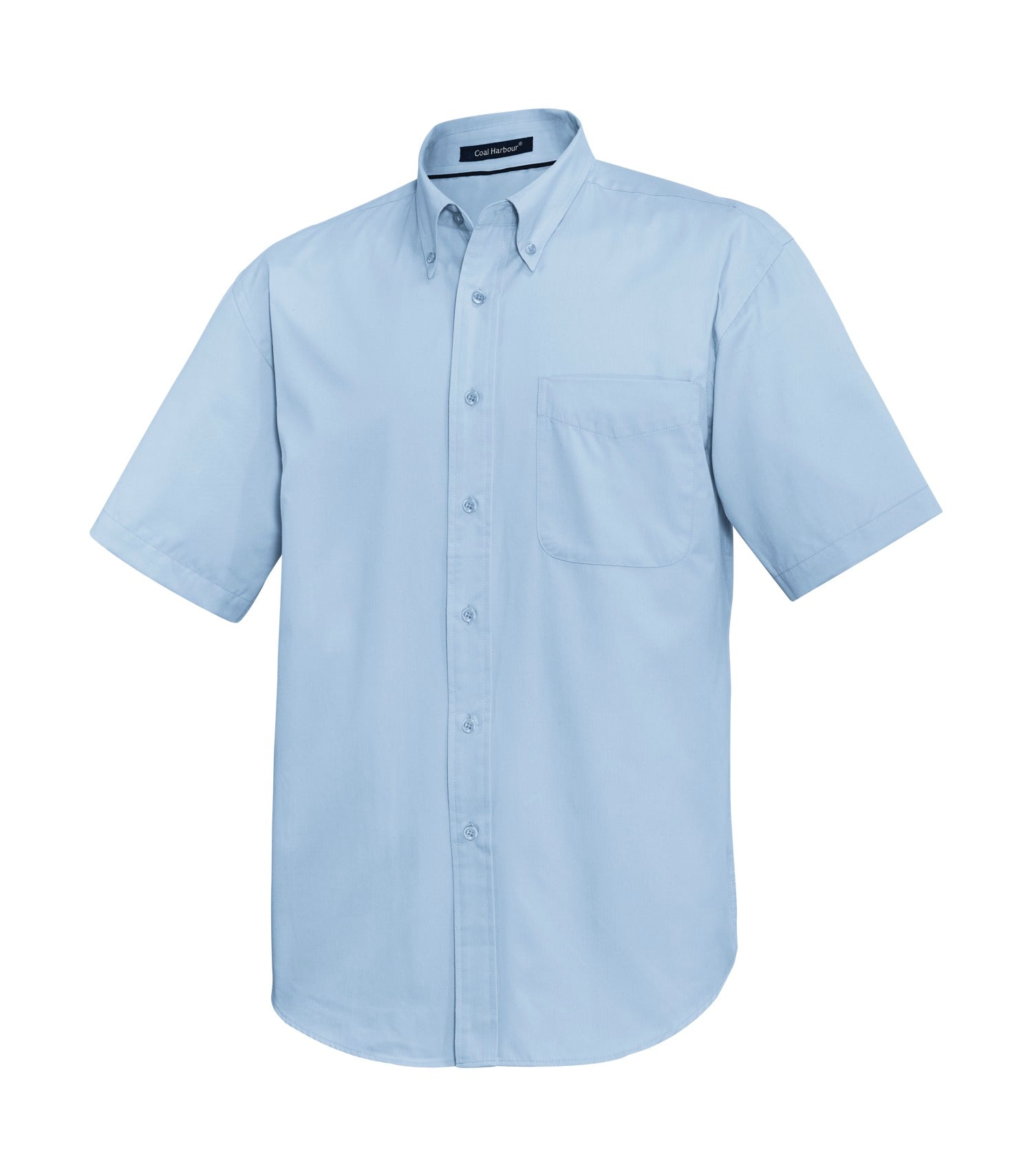 CoalHarbour - DISCONTINUED COAL HARBOUR® EASY CARE BLEND SHORT SLEEVE WOVEN SHIRT. - D510 Light Blue CoalHarbour D510