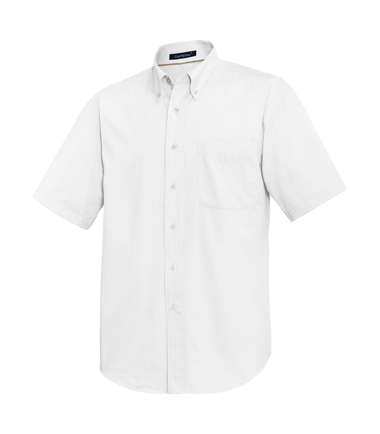 CoalHarbour - DISCONTINUED COAL HARBOUR® EASY CARE BLEND SHORT SLEEVE WOVEN SHIRT. - D510 White CoalHarbour D510