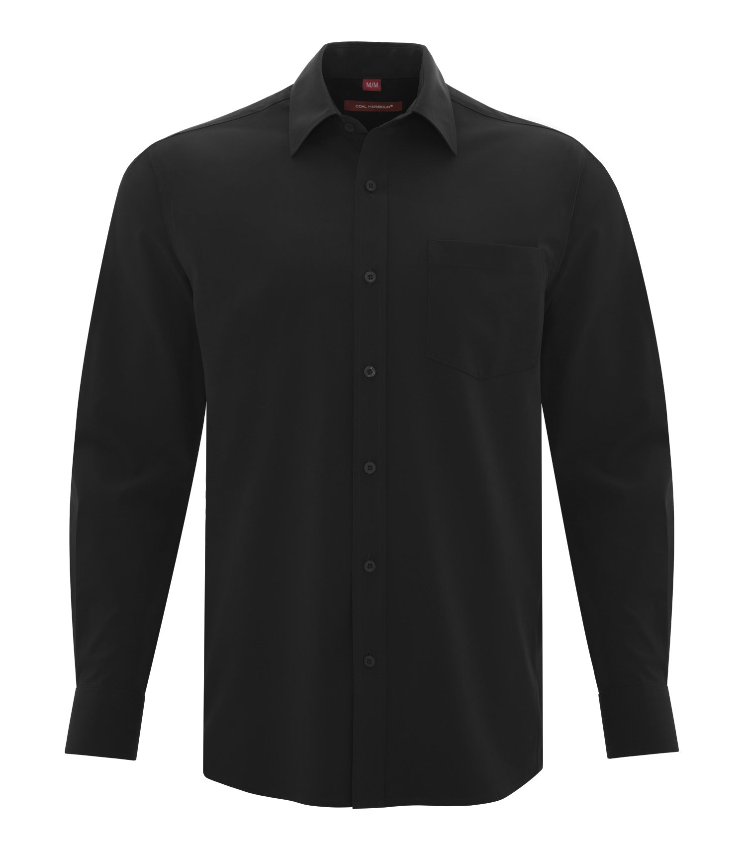 CoalHarbour - DISCONTINUED COAL HARBOUR® PERFORMANCE STRETCH WOVEN SHIRT. - D6020 Black XS CoalHarbour D6020
