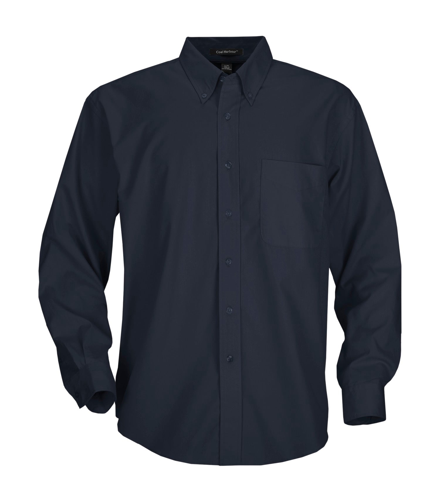 CoalHarbour - DISCONTINUED COAL HARBOUR® EASY CARE BLEND LONG SLEEVE WOVEN SHIRT. - D610 Classic Navy CoalHarbour D610