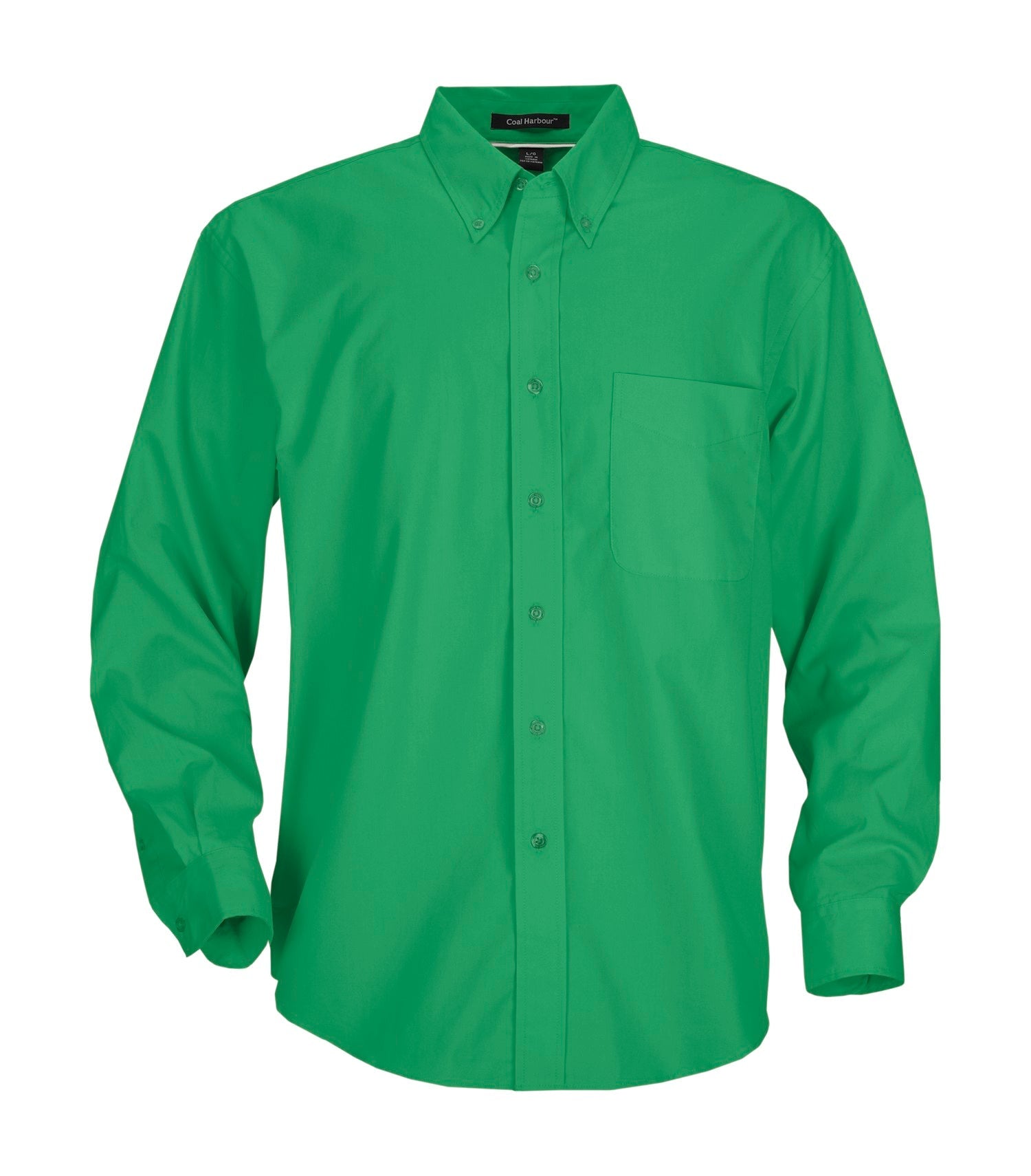 CoalHarbour - DISCONTINUED COAL HARBOUR® EASY CARE BLEND LONG SLEEVE WOVEN SHIRT. - D610 Court Green CoalHarbour D610