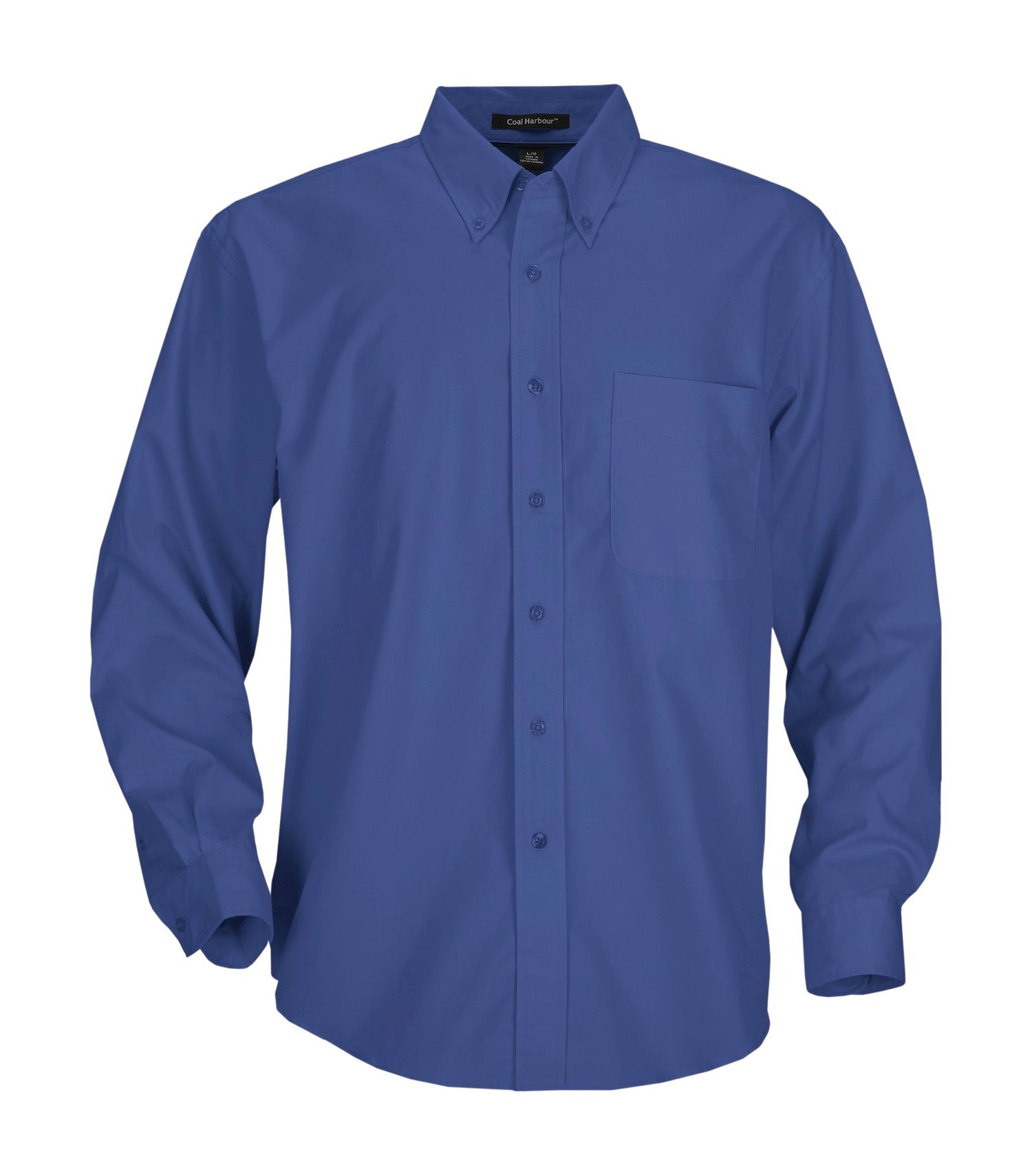 CoalHarbour - DISCONTINUED COAL HARBOUR® EASY CARE BLEND LONG SLEEVE WOVEN SHIRT. - D610 Mediterranean Blue XS CoalHarbour D610
