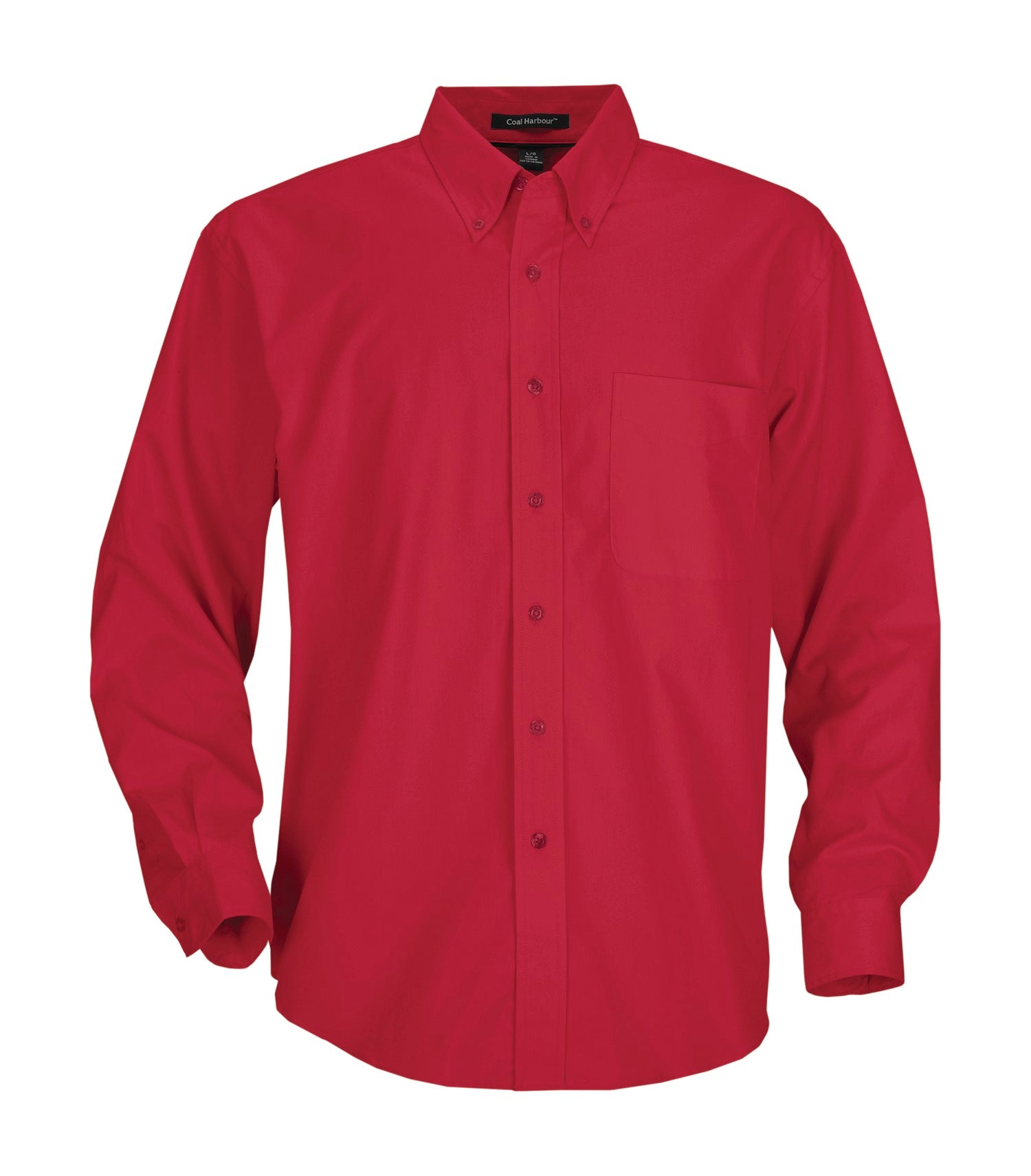 CoalHarbour - DISCONTINUED COAL HARBOUR® EASY CARE BLEND LONG SLEEVE WOVEN SHIRT. - D610 Red CoalHarbour D610