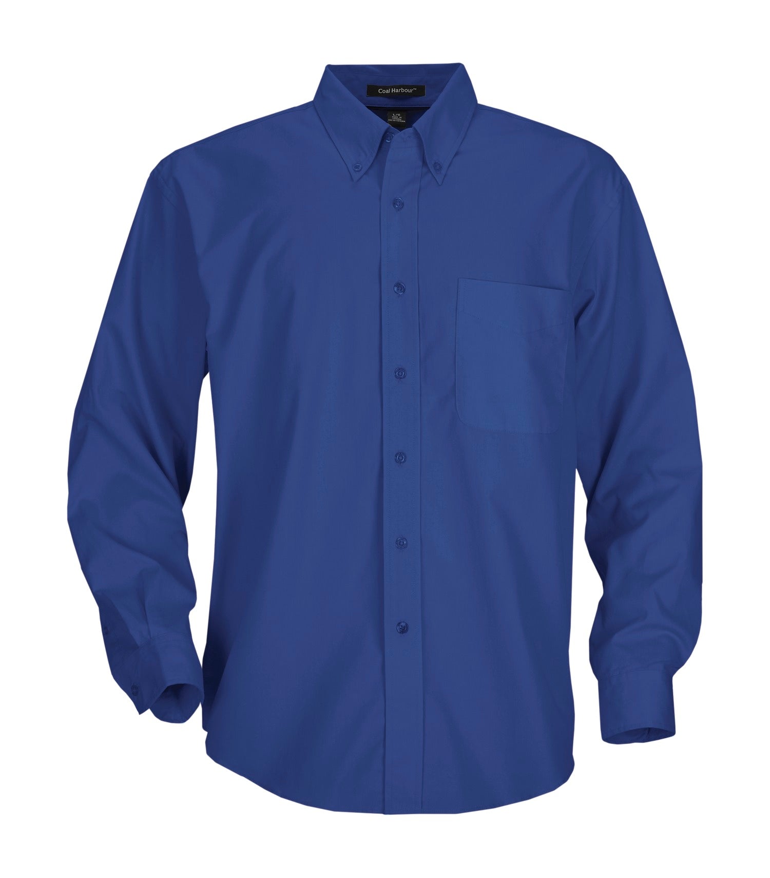 CoalHarbour - DISCONTINUED COAL HARBOUR® EASY CARE BLEND LONG SLEEVE WOVEN SHIRT. - D610 Royal Blue XS CoalHarbour D610