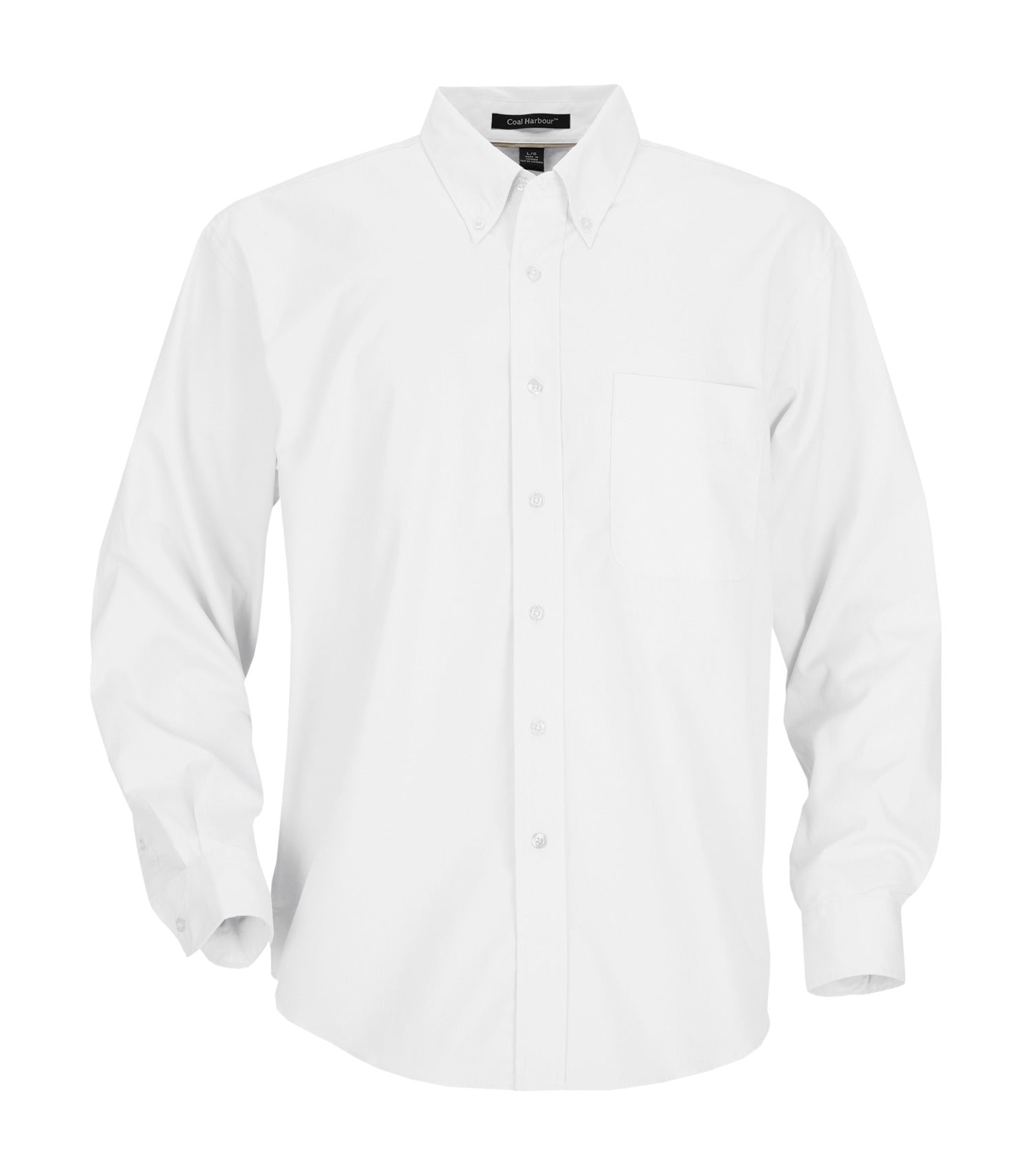 CoalHarbour - DISCONTINUED COAL HARBOUR® EASY CARE BLEND LONG SLEEVE WOVEN SHIRT. - D610 White CoalHarbour D610