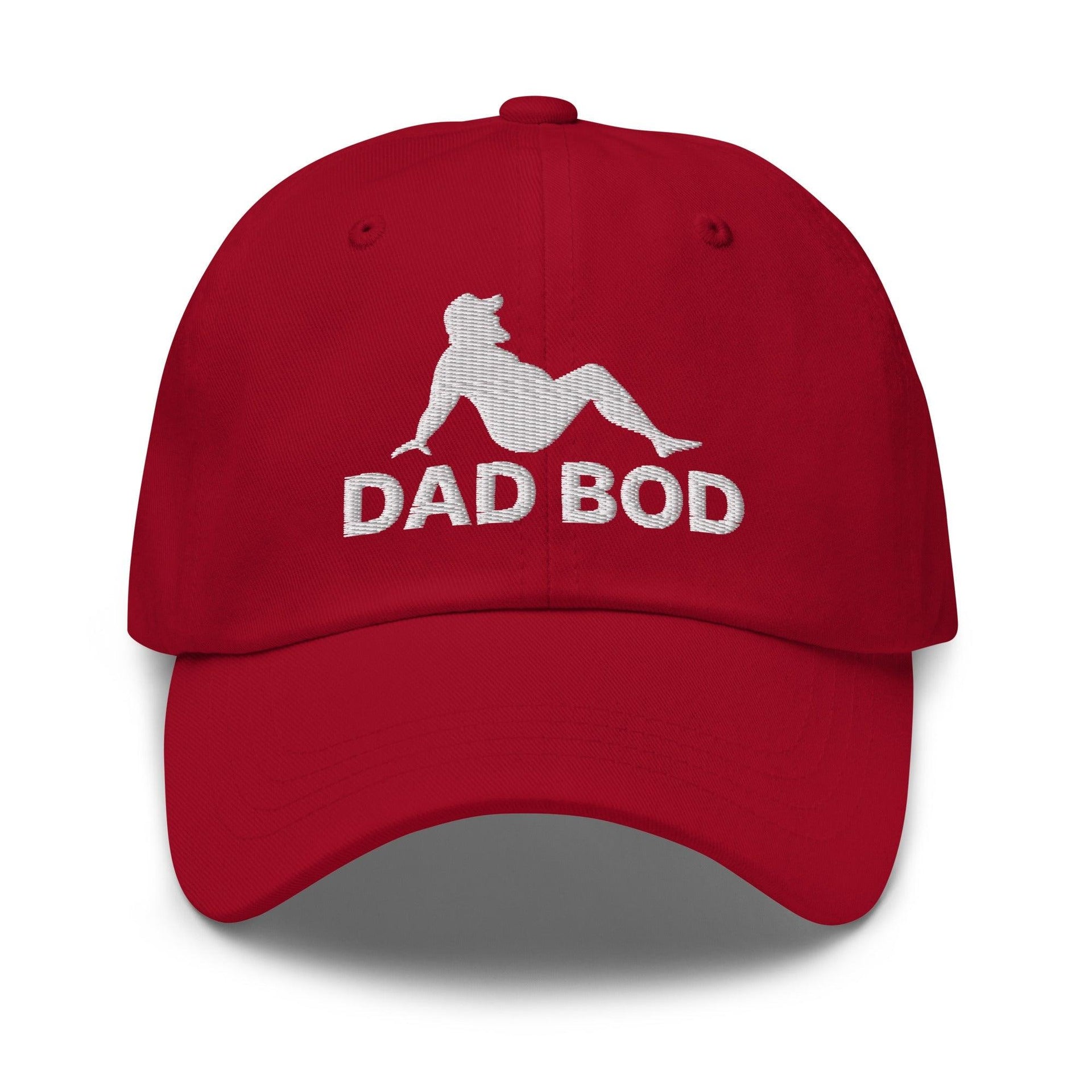 Dad Bod Mud Flap Silhouette Embroidered Dad Hat Cranberry Capital Crowns Dad Hats Funny