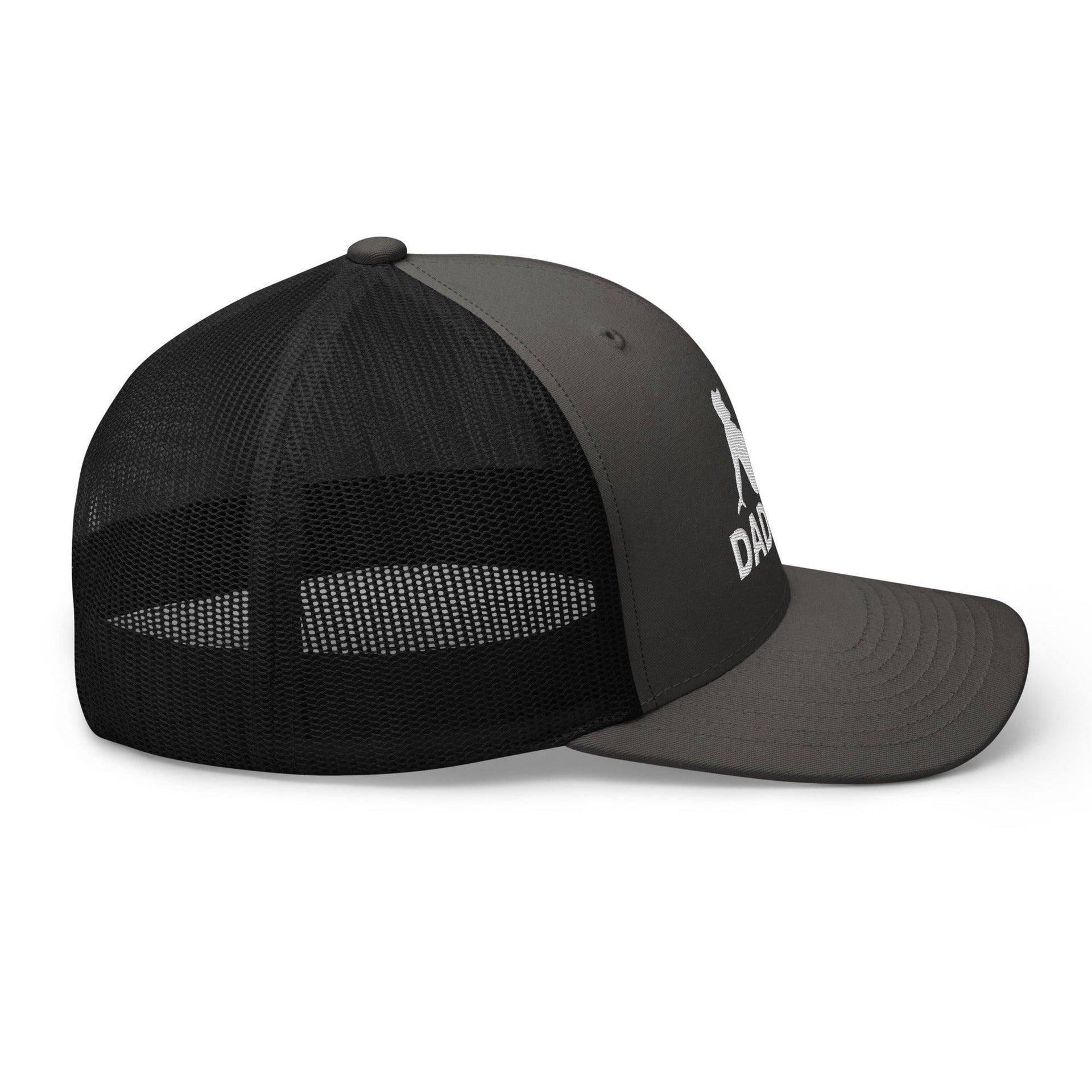 Dad Bod Mud Flap Silhouette Embroidered Mesh Trucker Hat Capital Crowns Dad Hats Funny Trucker Hats