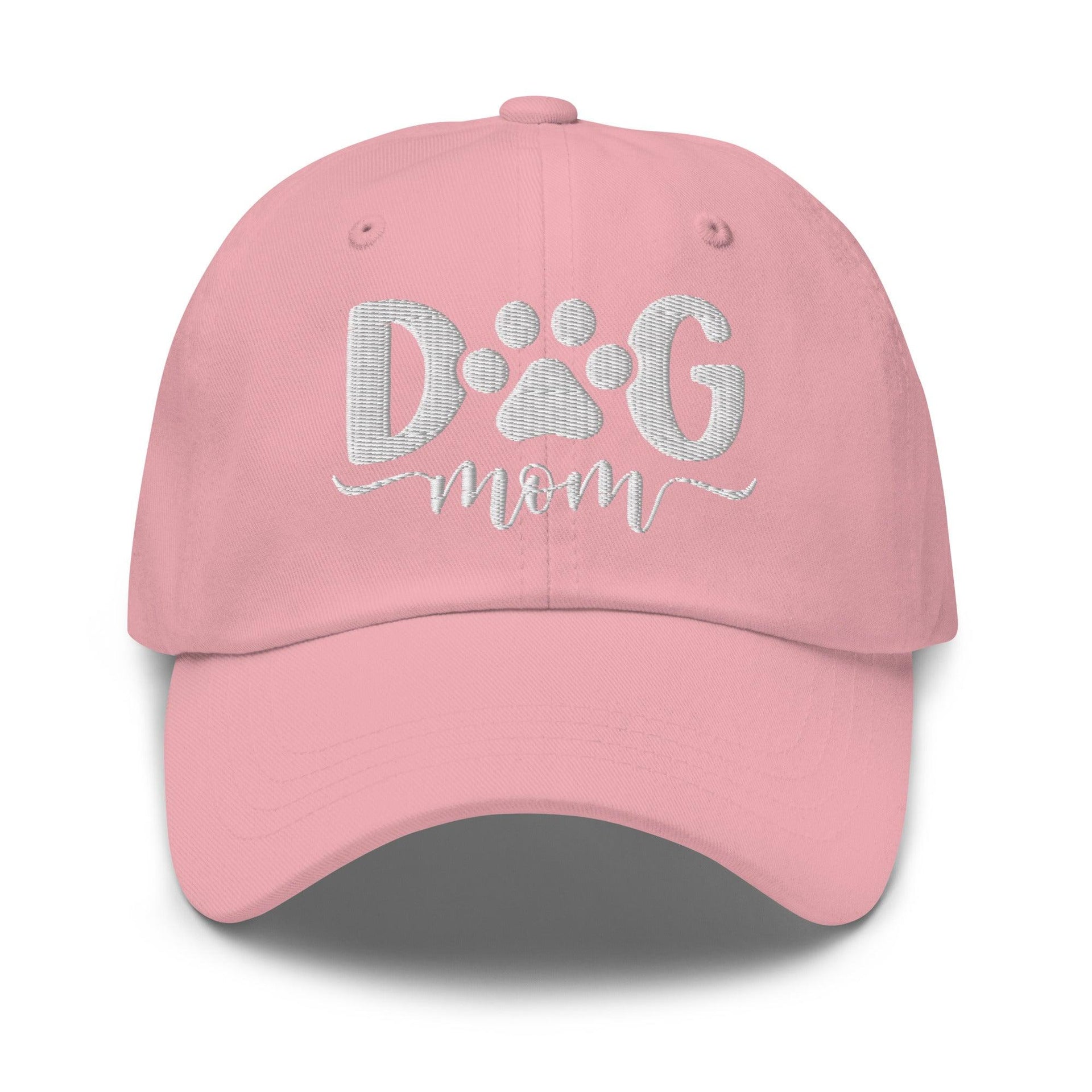 Dog Mom Embroidered Dad Hat Pink Capital Crowns Dad Hats Funny
