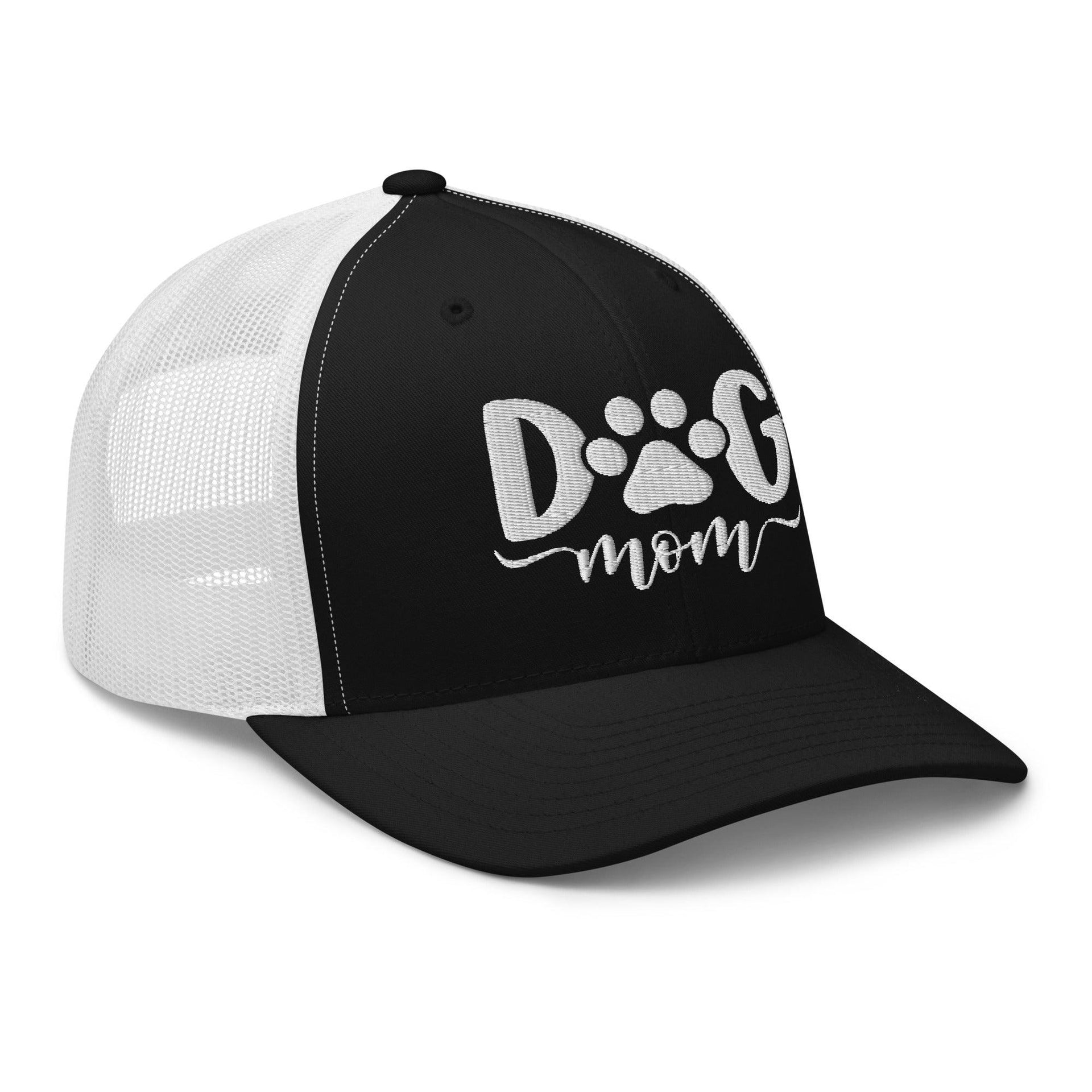 Dog Mom Embroidered Mesh Trucker Hat Capital Crowns Funny Trucker Hats