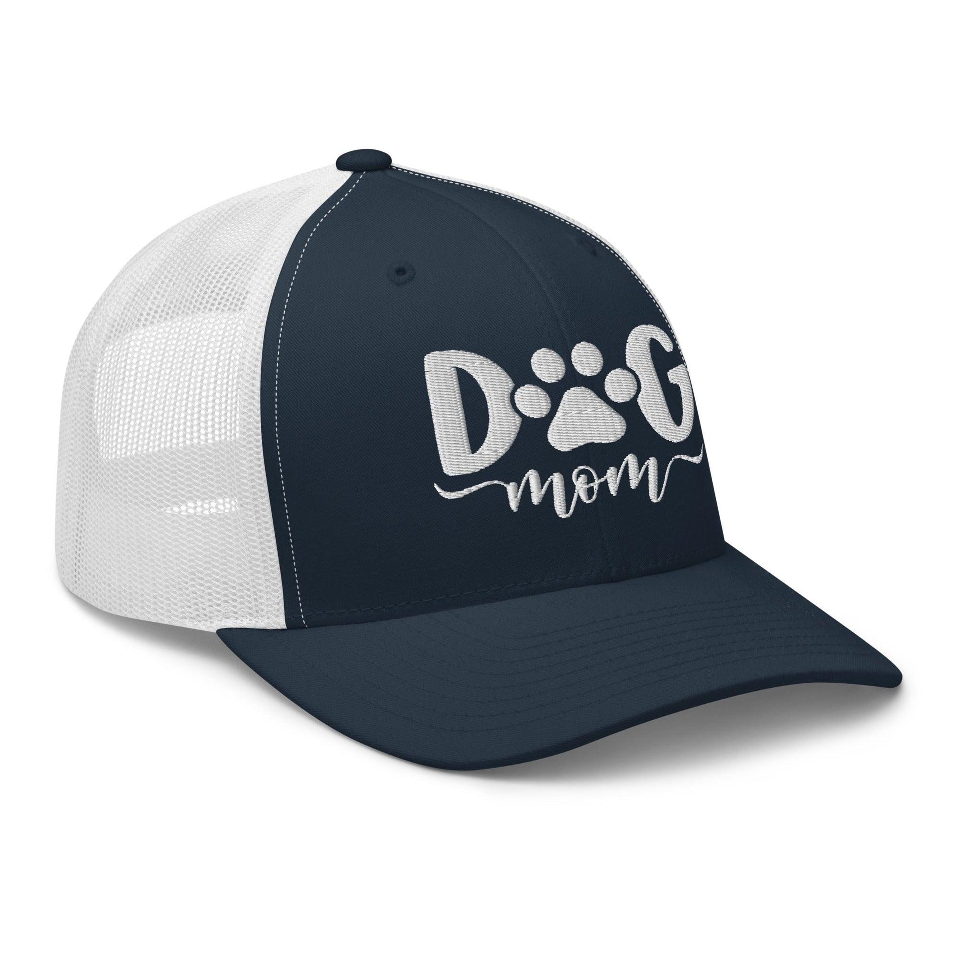 Dog Mom Embroidered Mesh Trucker Hat Capital Crowns Funny Trucker Hats