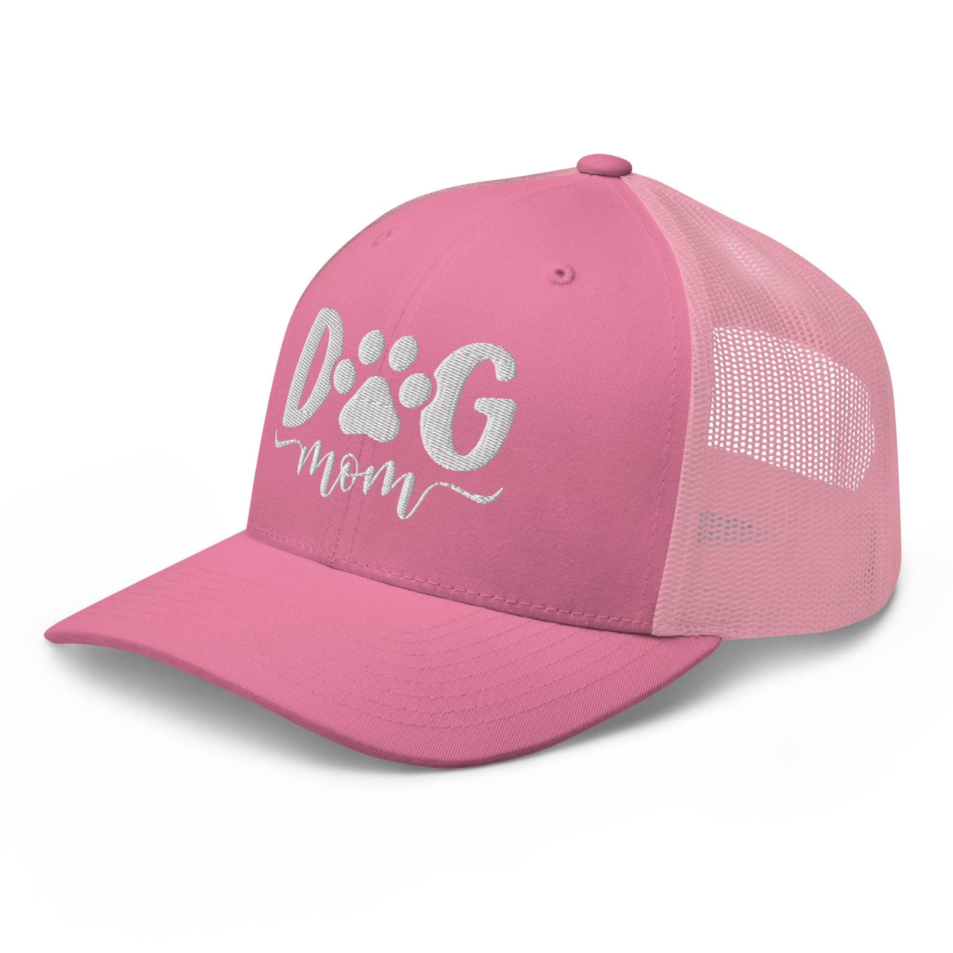 Dog Mom Embroidered Mesh Trucker Hat Capital Crowns Funny Trucker Hats