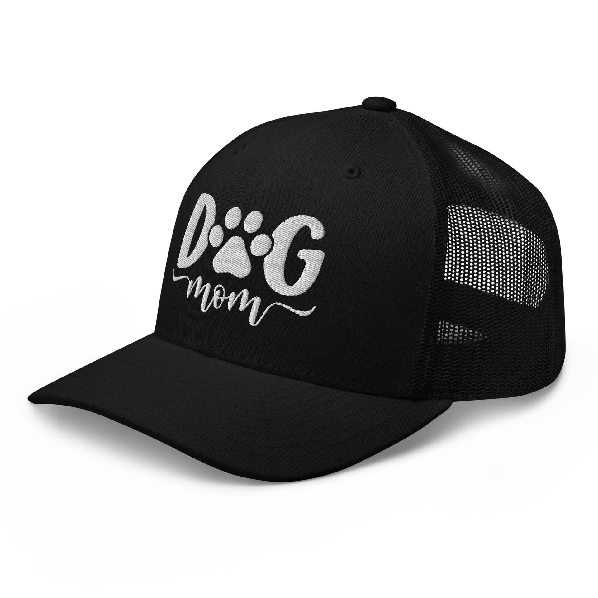 Dog Mom Embroidered Mesh Trucker Hat Capital Crowns Funny Trucker Hats