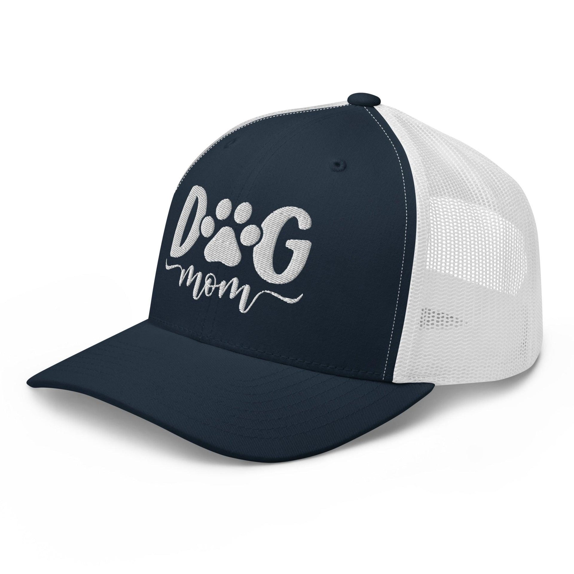 Dog Mom Embroidered Mesh Trucker Hat Capital Crowns Funny Trucker Hats