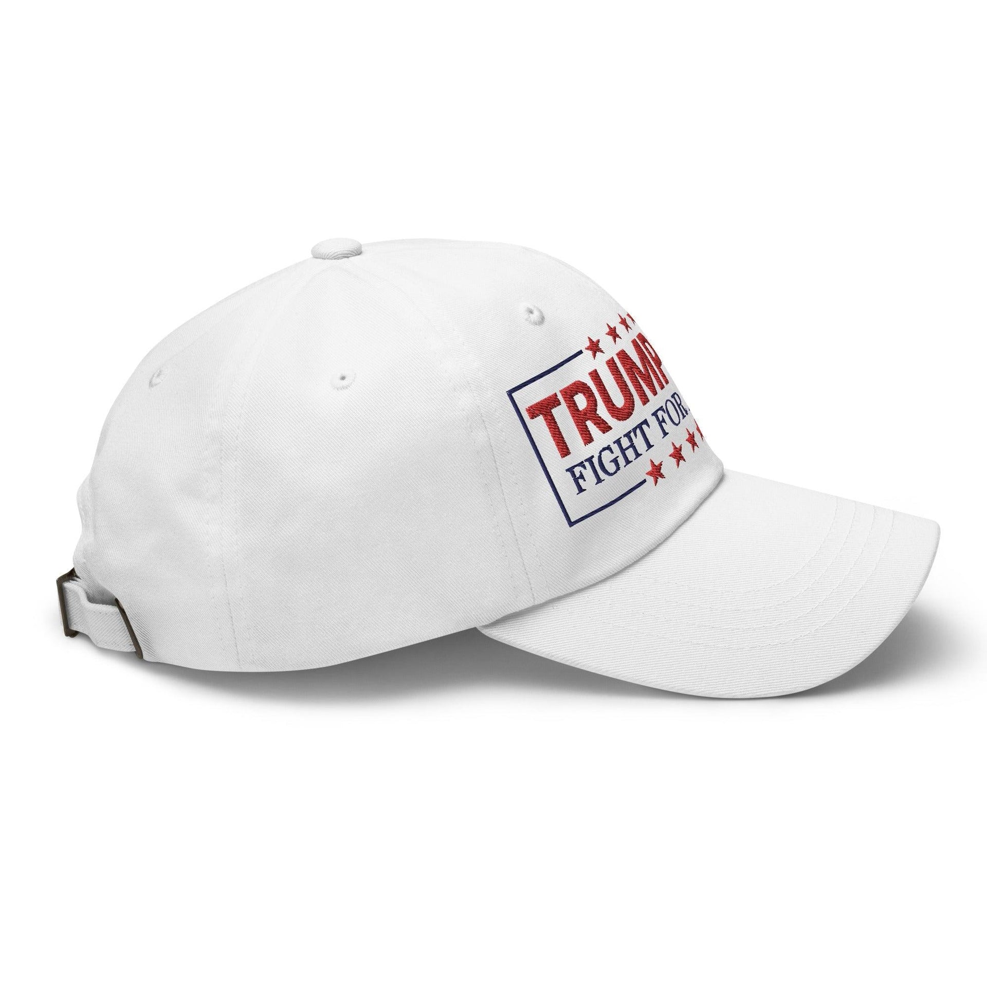 Donald Trump 2024 Fight For America Dad Hat Capital Crowns Conservative Dad Hats LADs