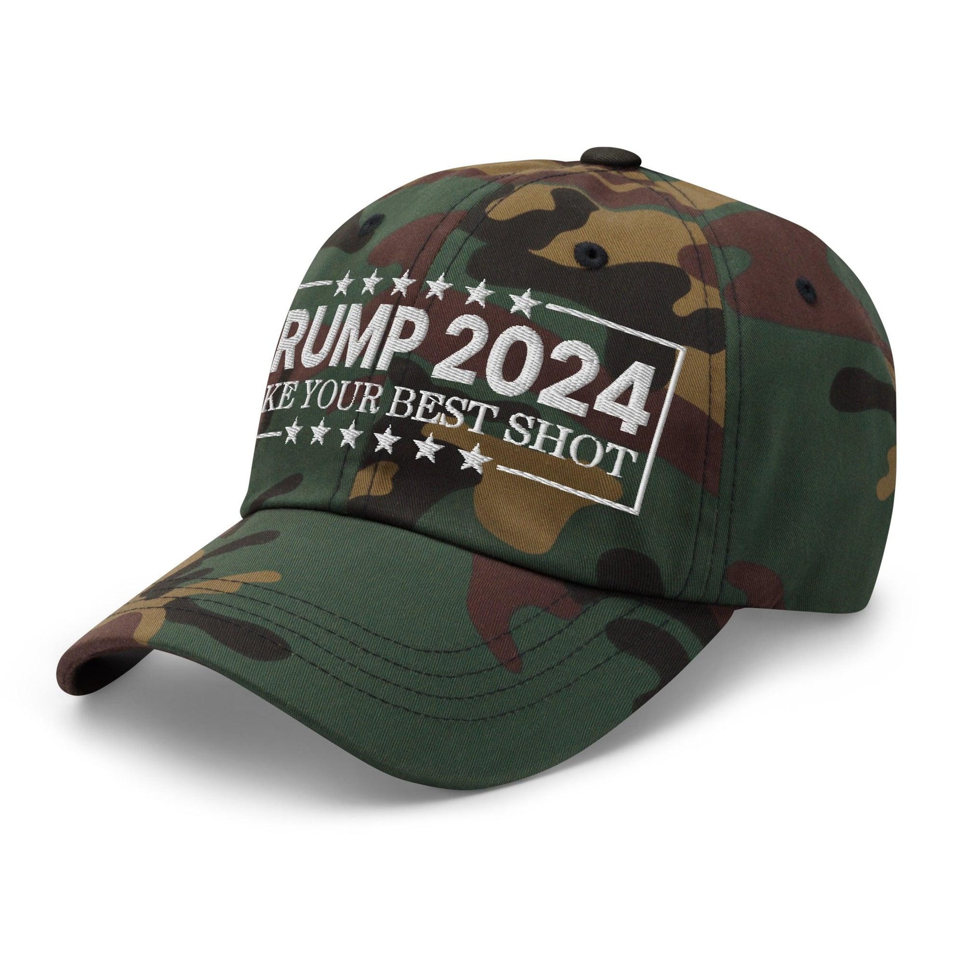 Donald Trump 2024 Take Your Best Shot Dad Hat Capital Crowns Conservative Dad Hats LADs