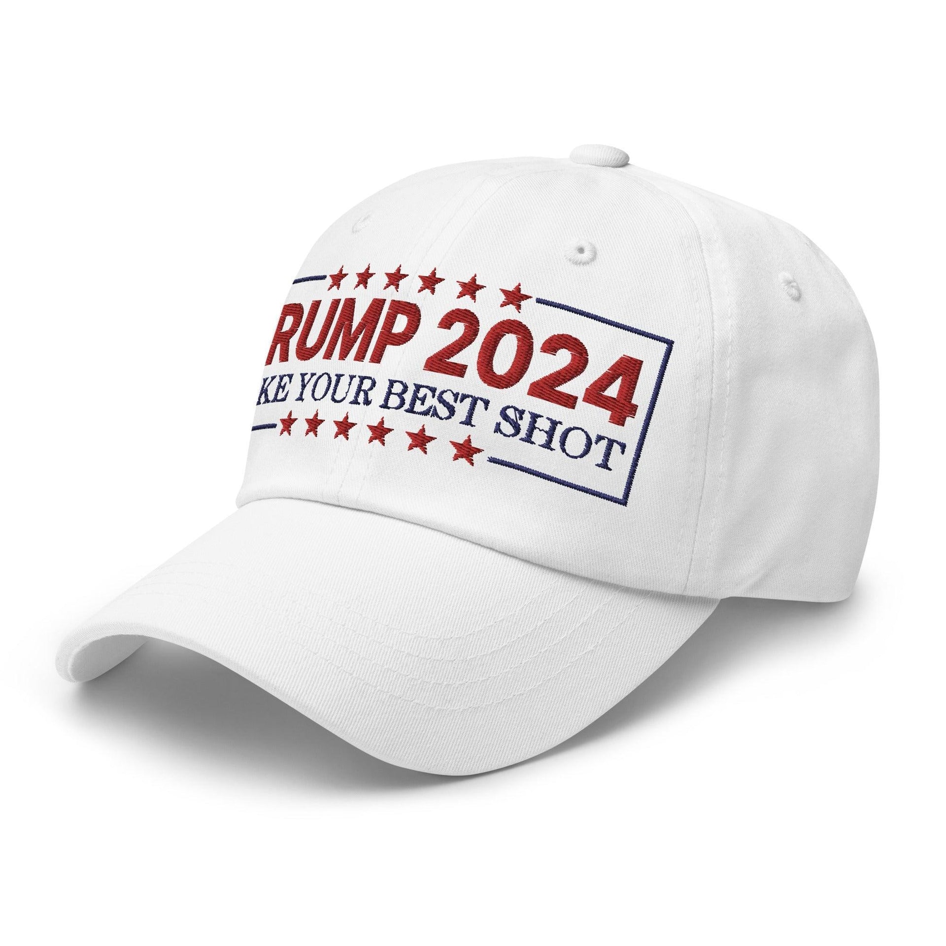 Donald Trump 2024 Take Your Best Shot Dad Hat Capital Crowns Conservative Dad Hats LADs