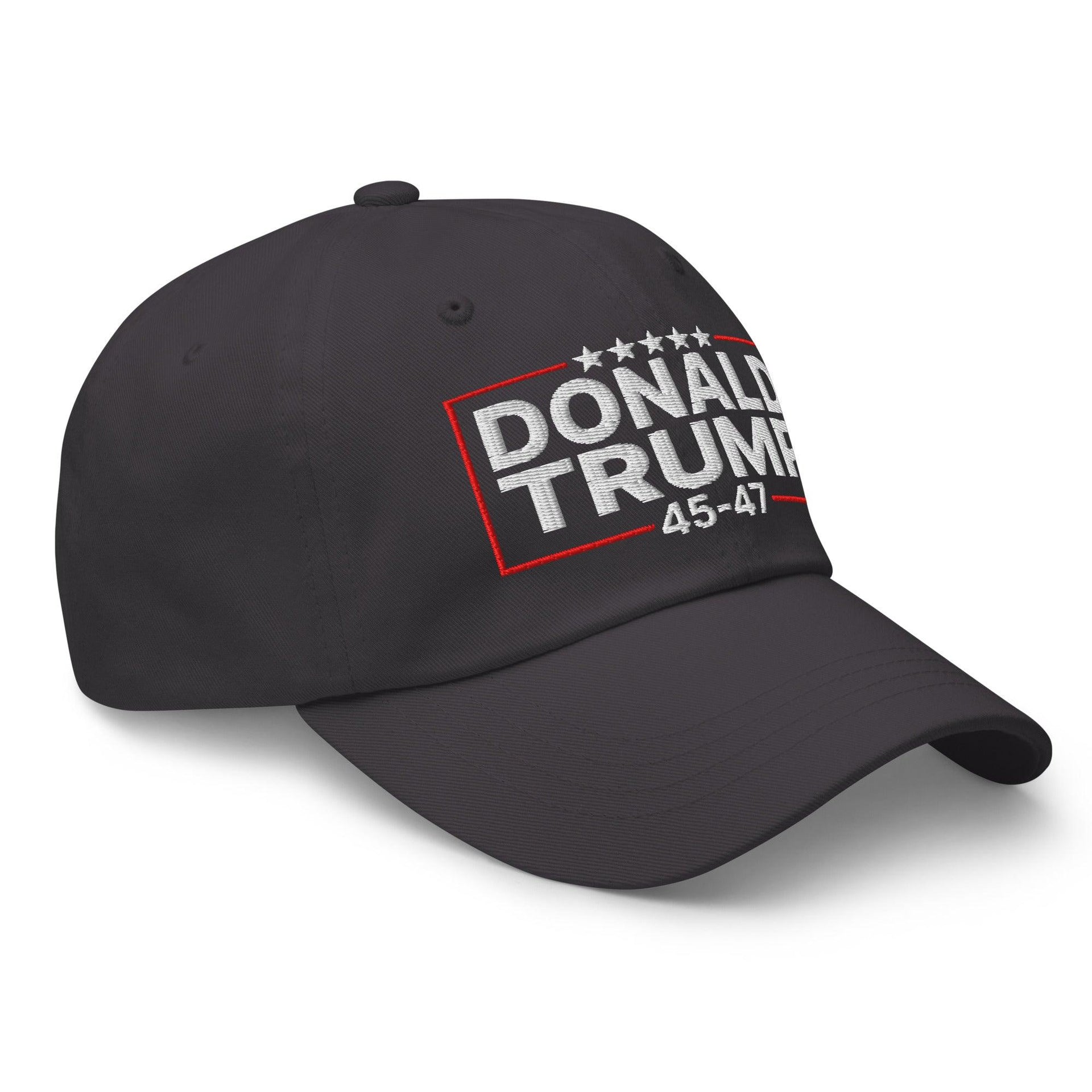 Donald Trump 45-47 Embroidered Dad Hat Capital Crowns Conservative Dad Hats LADs