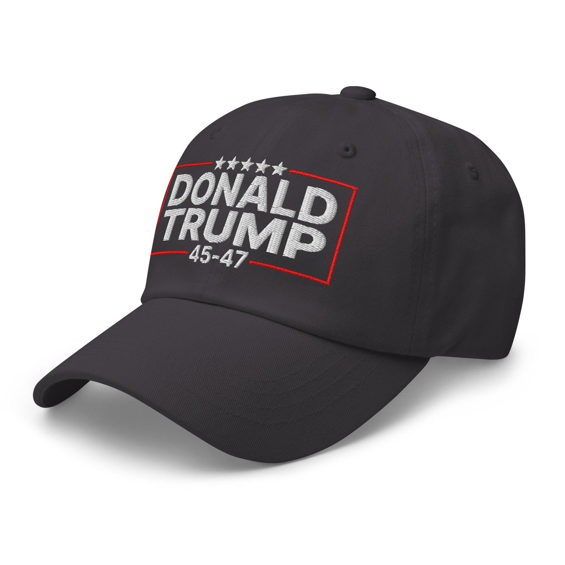 Donald Trump 45-47 Embroidered Dad Hat Capital Crowns Conservative Dad Hats LADs
