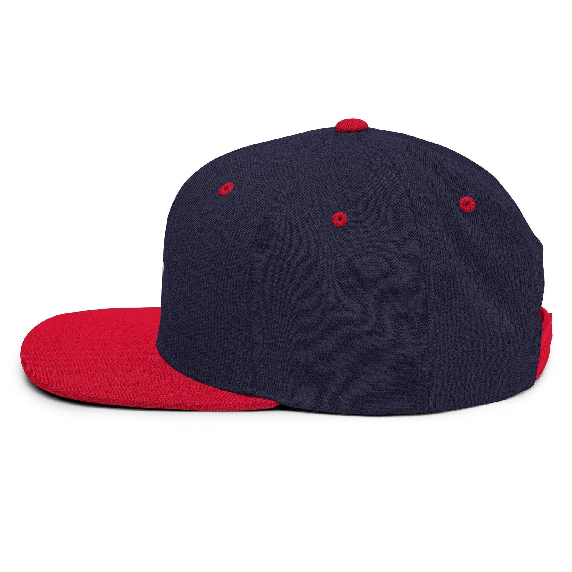 Donald Trump 45-47 Embroidered Flat Bill Brim Snapback Hat Red/White Capital Crowns Conservative LADs Snapback Hats