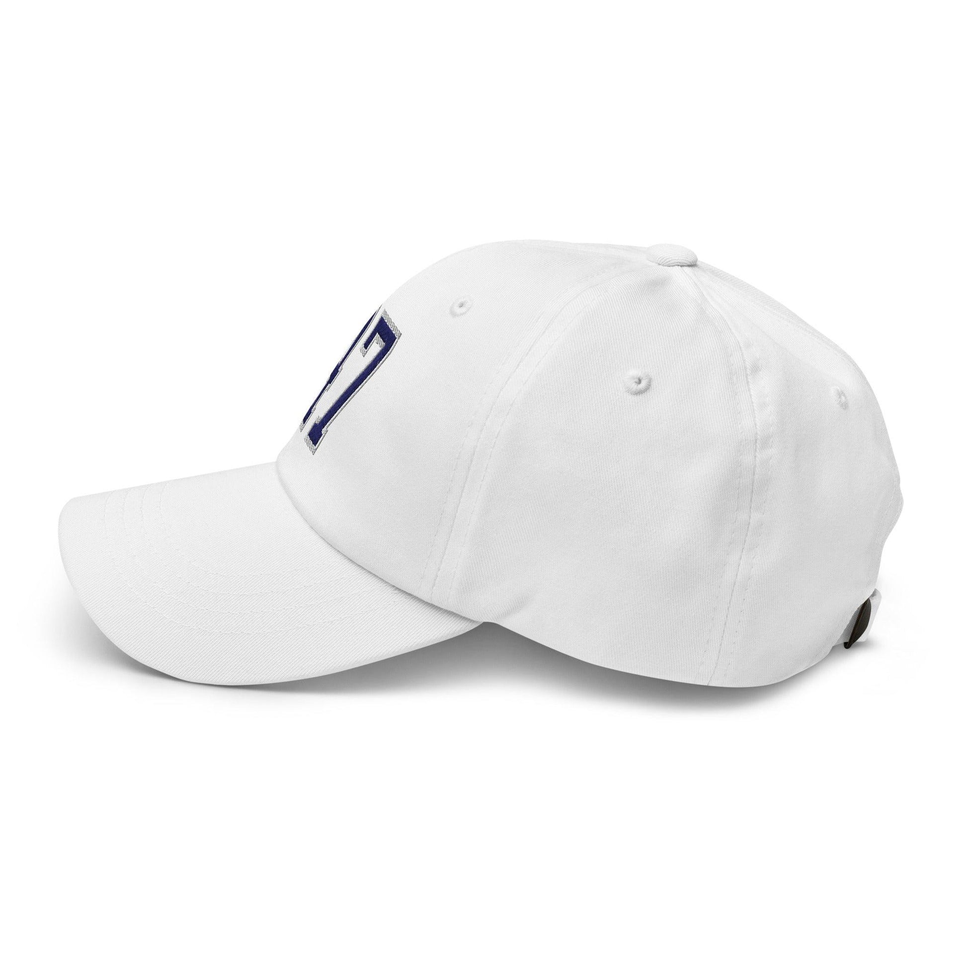 Donald Trump 47 Embroidered Dad Hat Blue/White Capital Crowns Conservative Dad Hats LADs