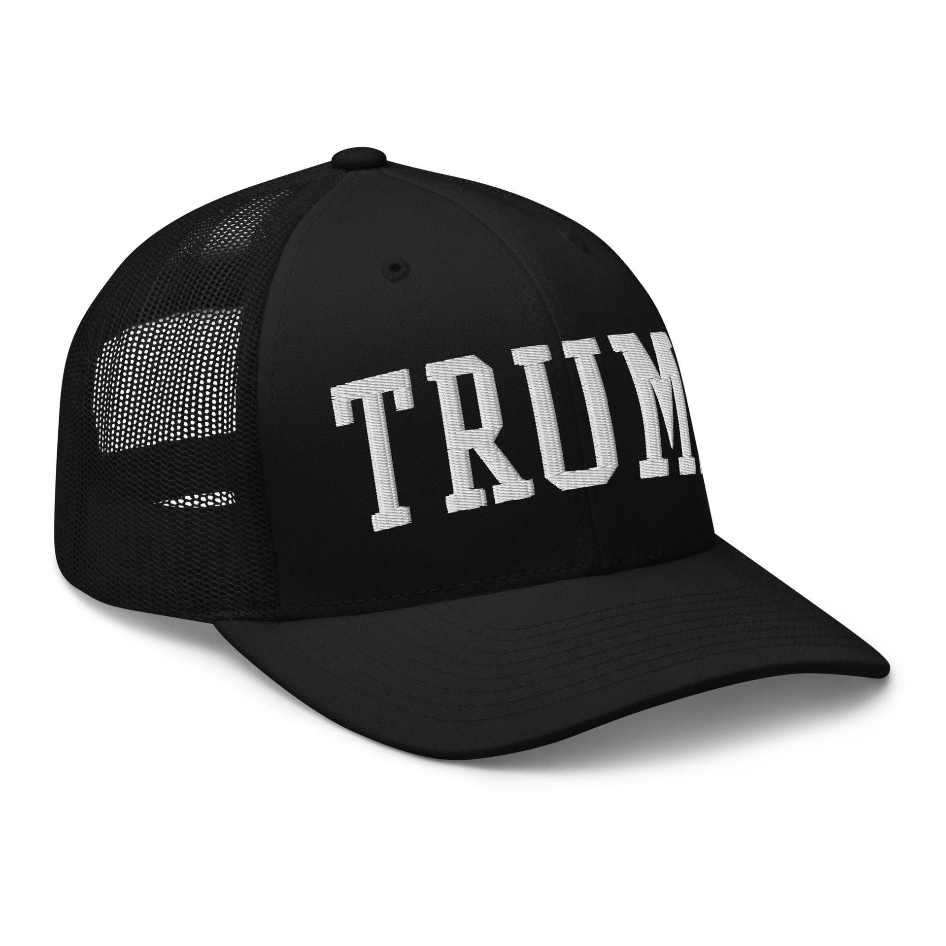 Donald Trump Block Retro Trucker Hat Capital Crowns Conservative LADs Trucker Hats