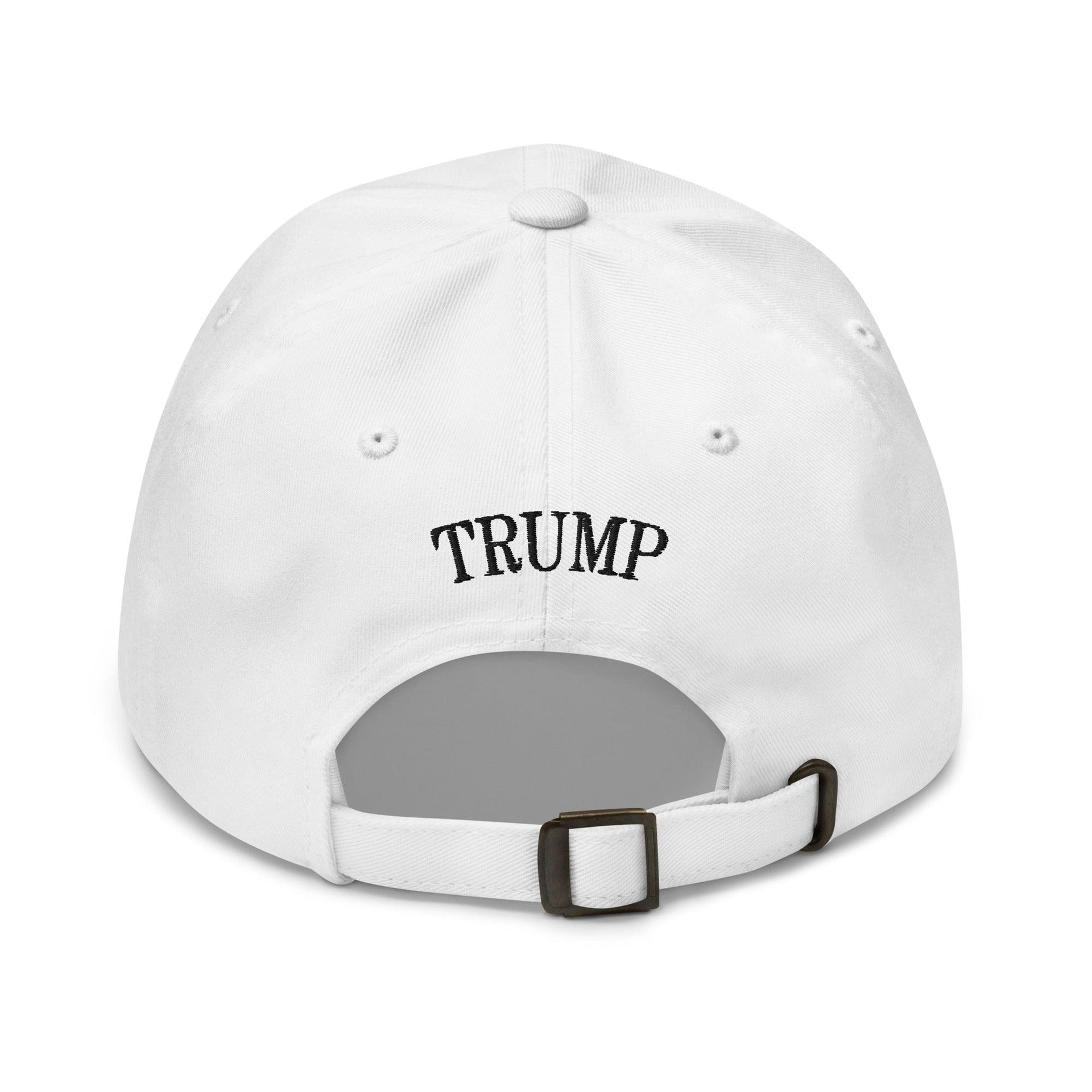 Donald Trump Ghost Halloween Dad Hat Capital Crowns Conservative Dad Hats Halloween LADs Trump Halloween White