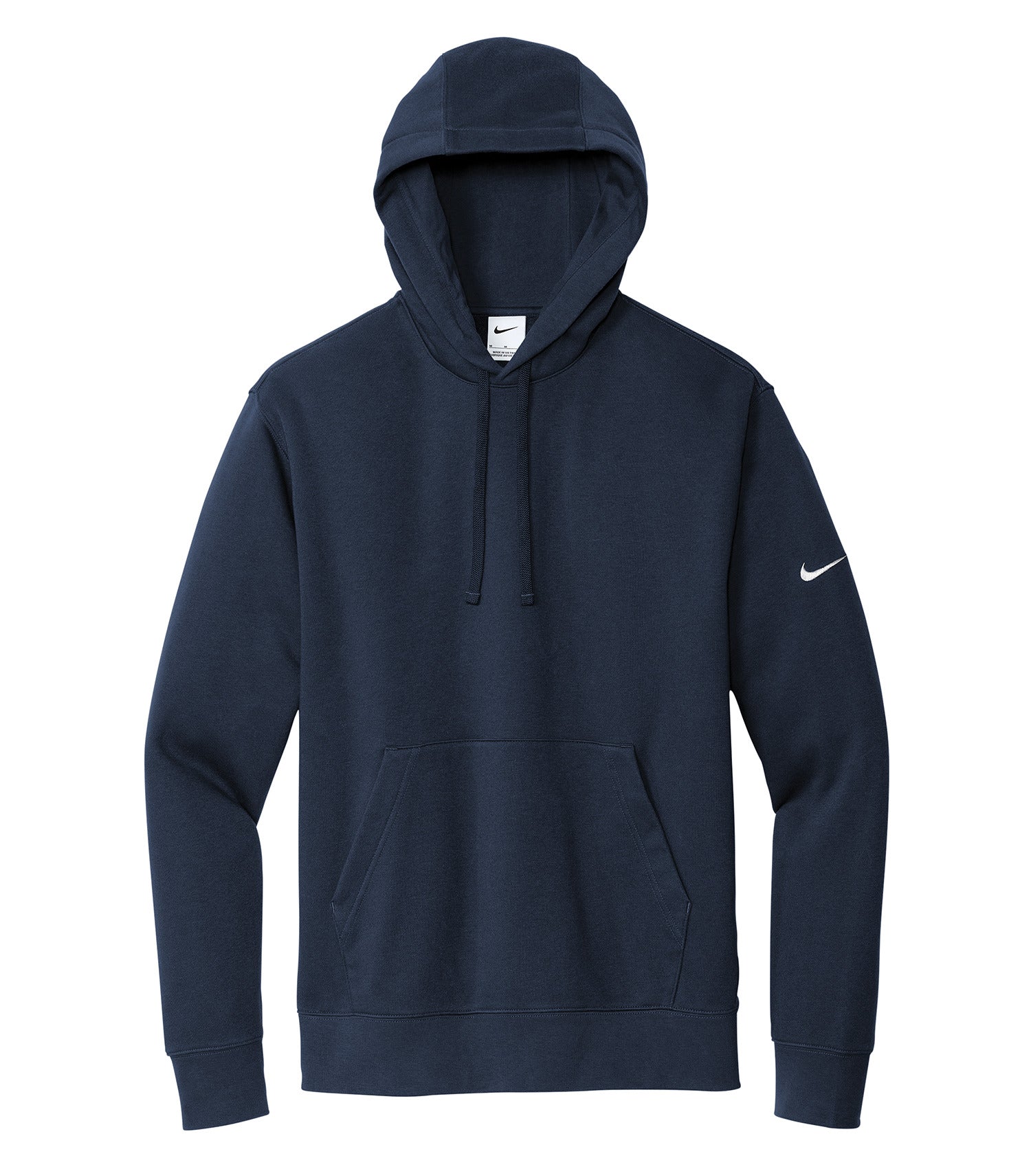 Nike - NIKE CLUB FLEECE SLEEVE SWOOSH PULLOVER HOODIE. - DR1499 Midnight Navy DR1499 Nike