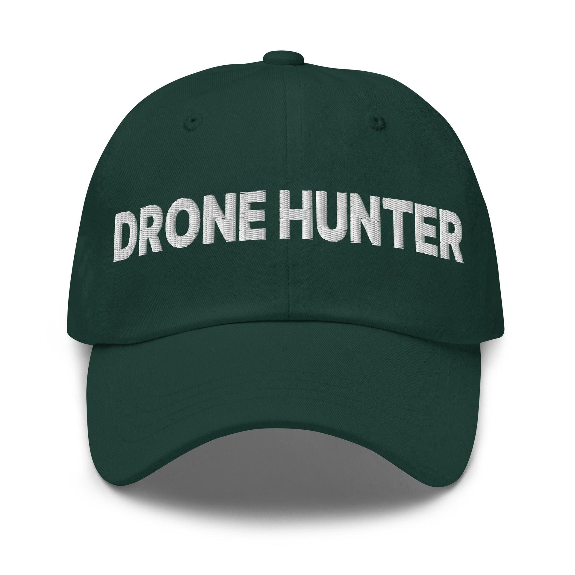 Drone Hunter Embroidered Dad Hat Spruce Capital Crowns Dad Hats Funny