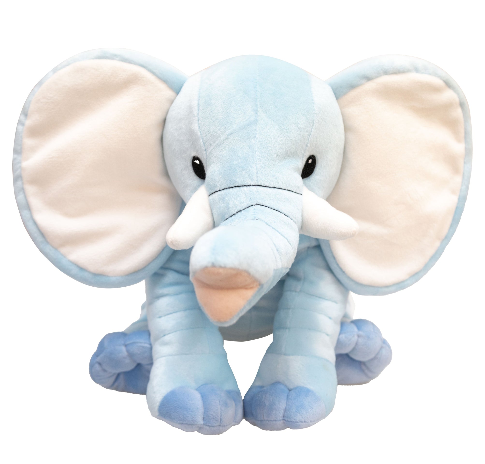 Elephant Ear Buddy - Blue baby elephant embroidable