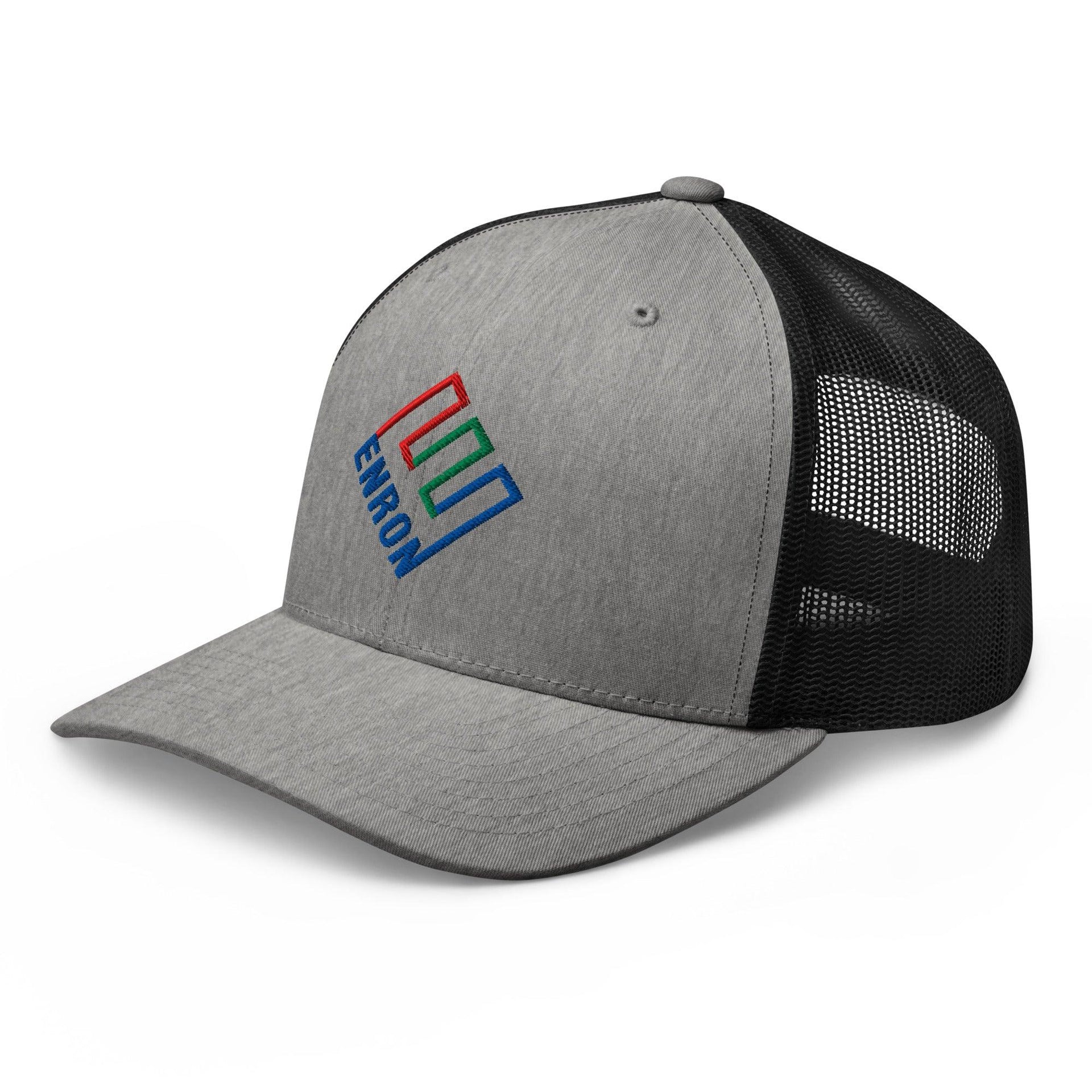 Enron Embroidered Mesh Trucker Hat Capital Crowns Funny Trucker Hats