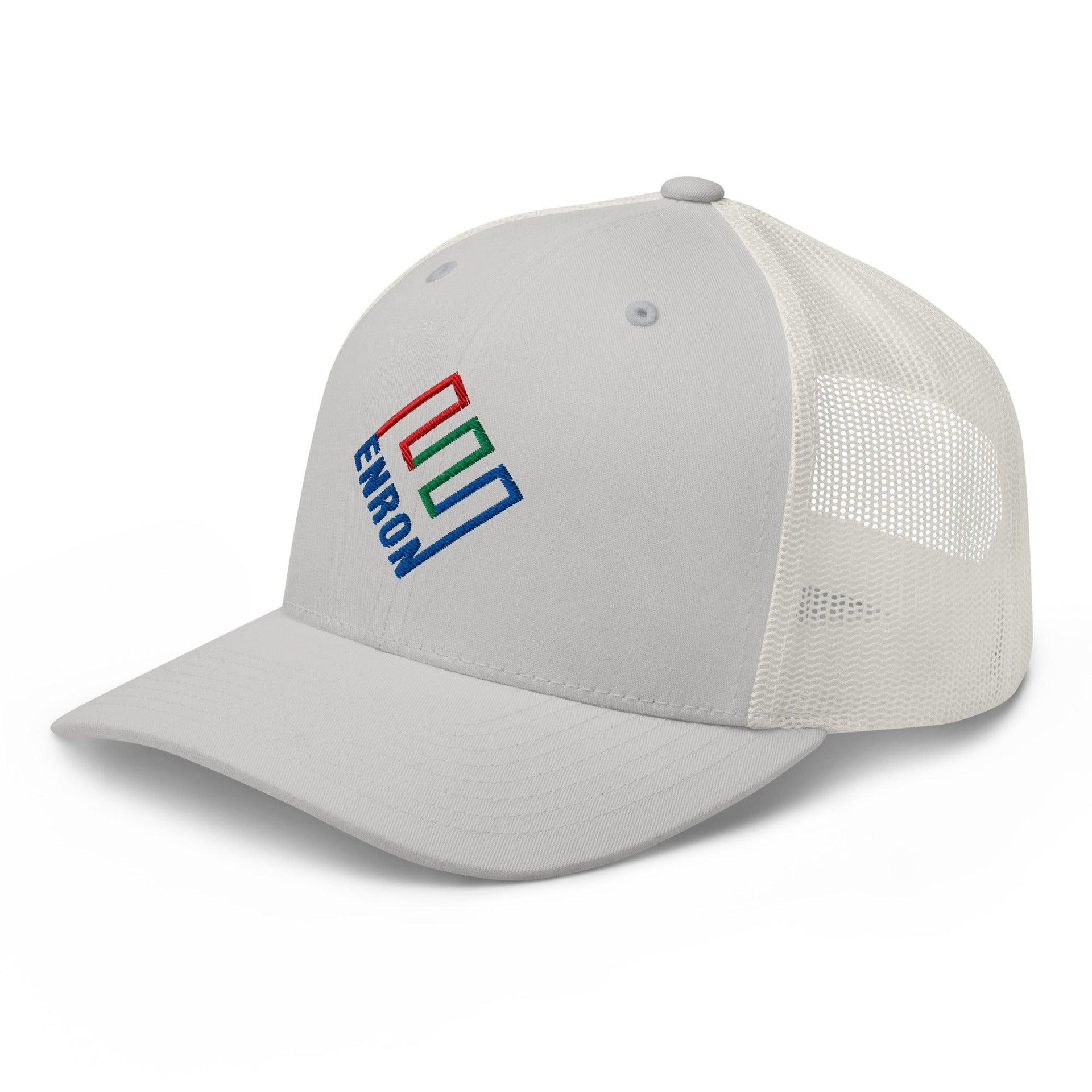 Enron Embroidered Mesh Trucker Hat Capital Crowns Funny Trucker Hats