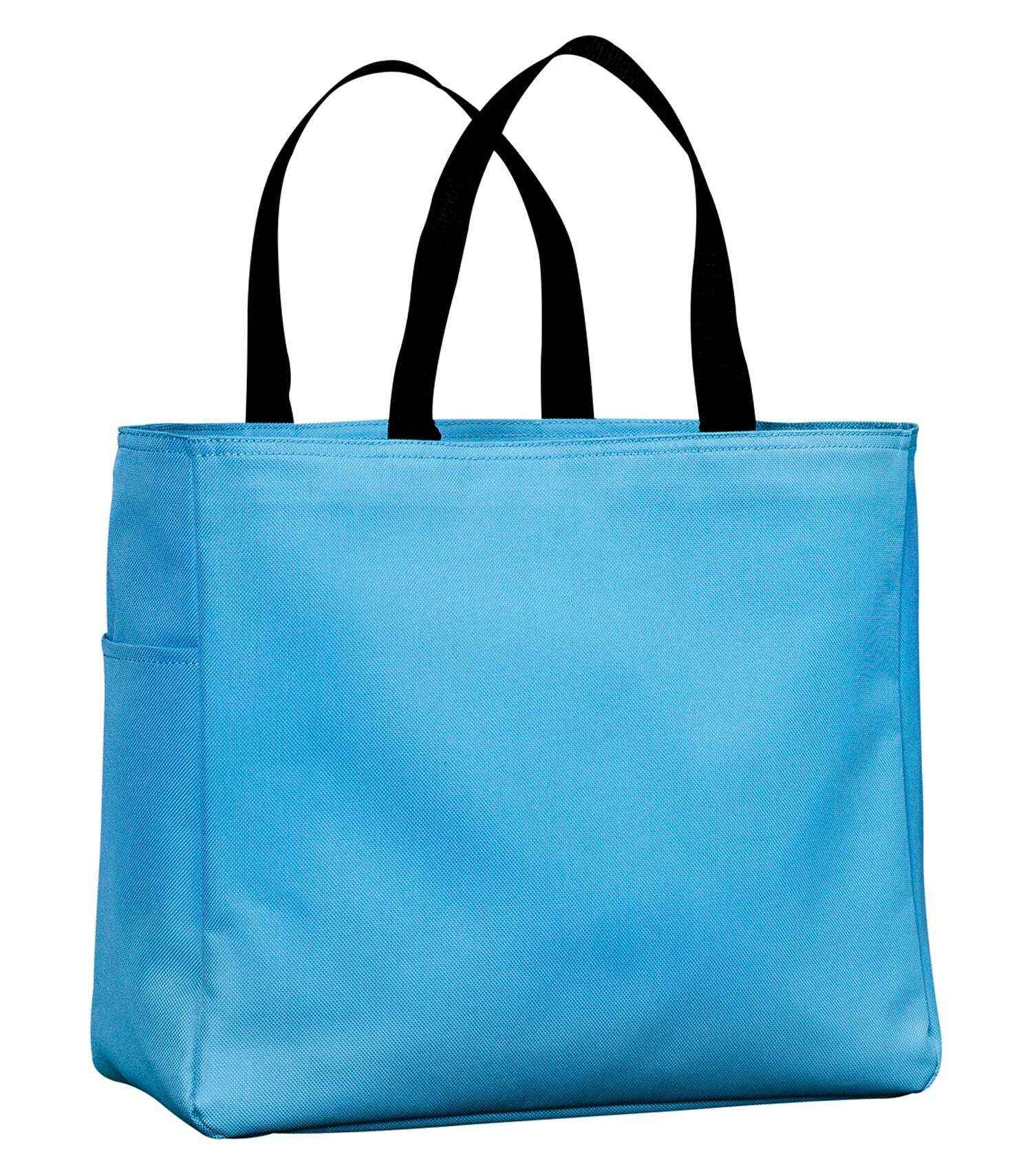 Everyday Essential Reusable Tote Bag - 18 L Durable and Eco-Friendly Storage Solution Carolina Blue Durable Storage Solution Eco-Friendly Tote Everyday Tote Bag Reusable Shopping Bag