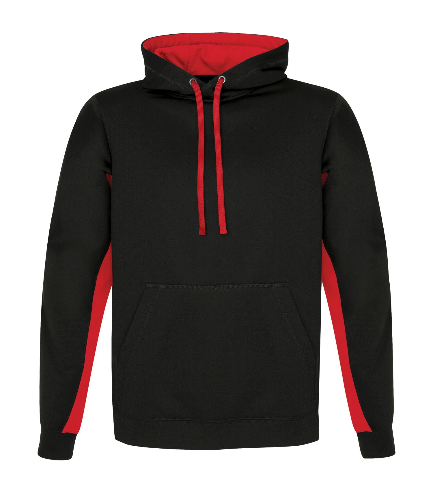 ATC - ATC™ GAME DAY™ FLEECE COLOUR BLOCK HOODIE. - F2011 Black True Red ATC F2011